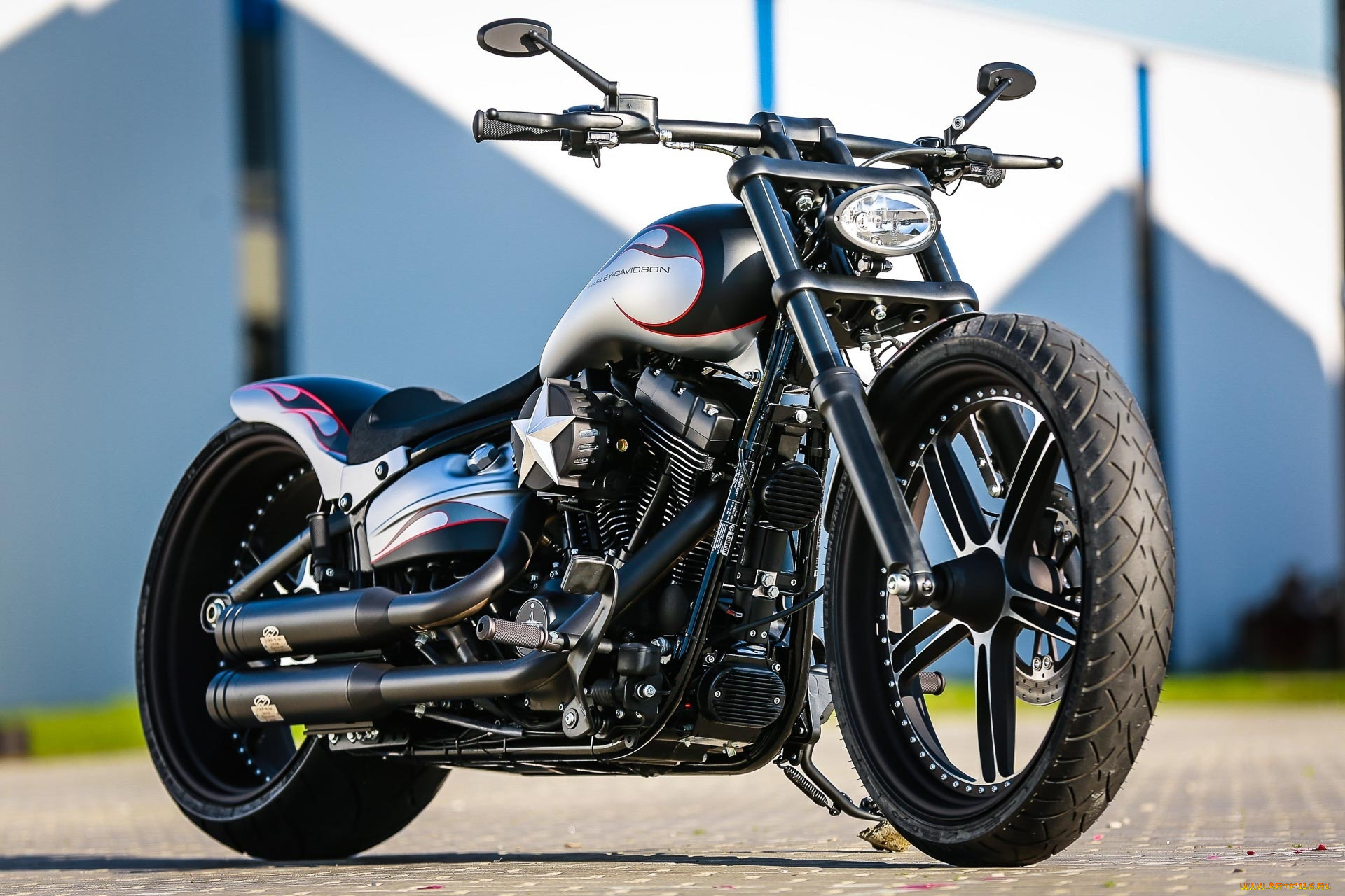 харлей, мотоциклы, harley-davidson, мотоцикл, байк, thunderbike, customs