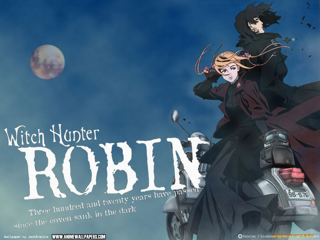 аниме, witch, hunter, robin