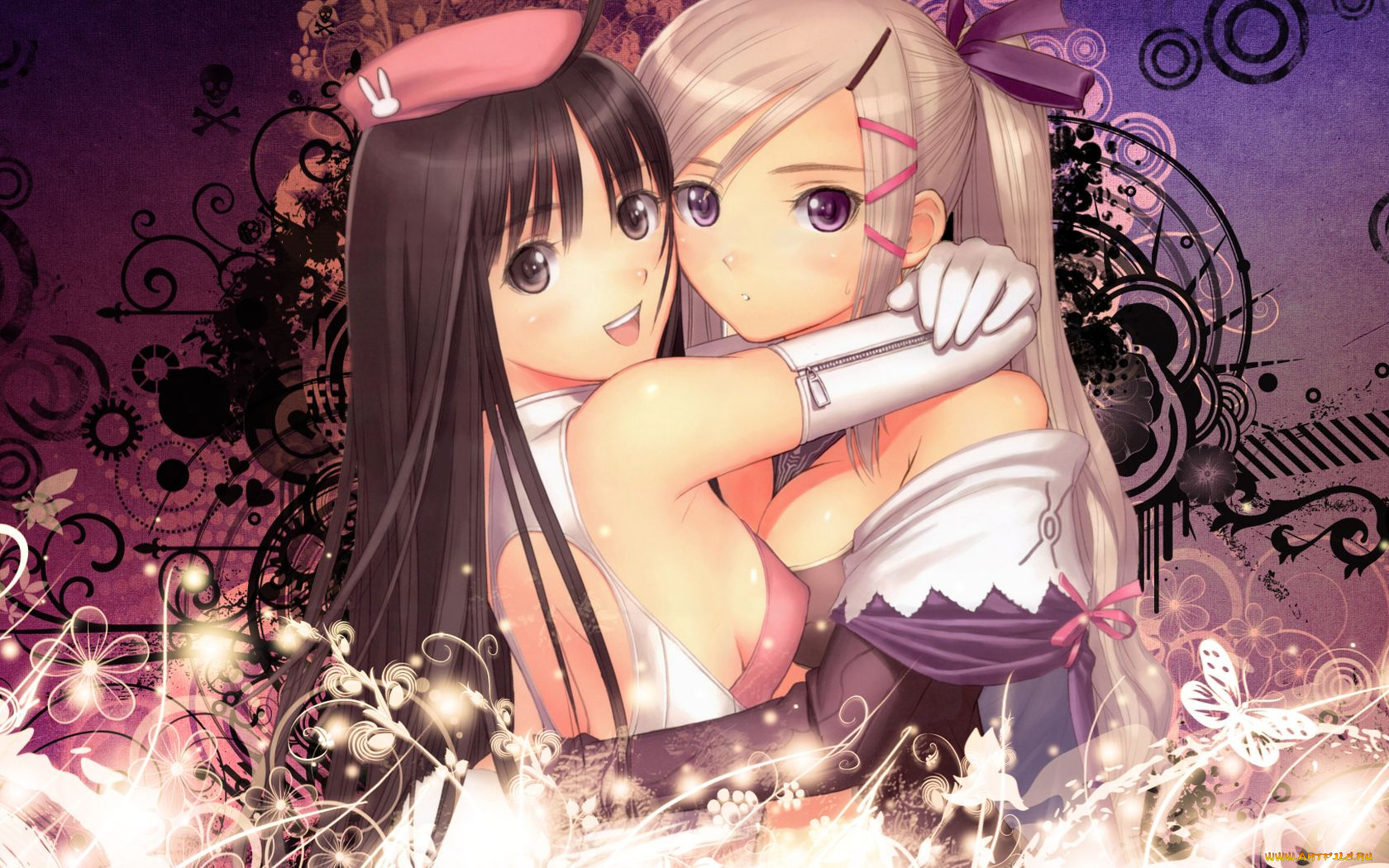 аниме, shining, tears, wind