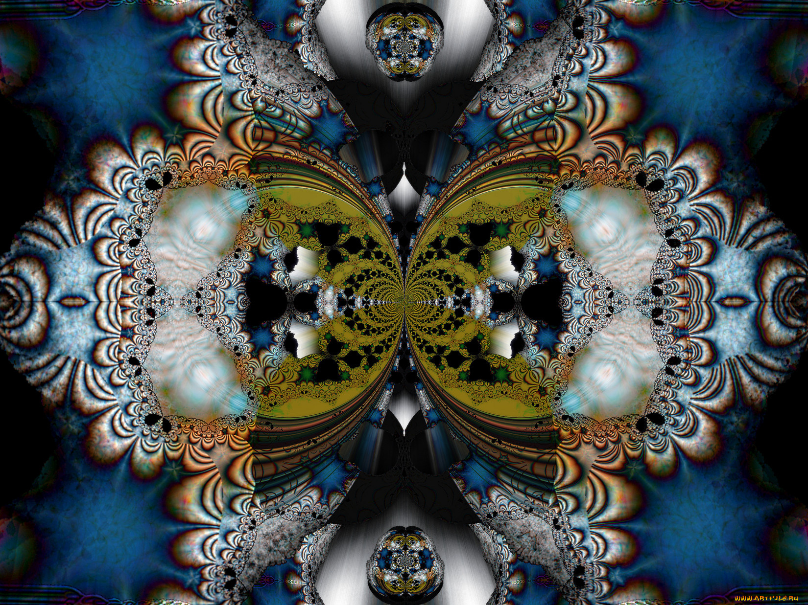 3д, графика, fractal, фракталы