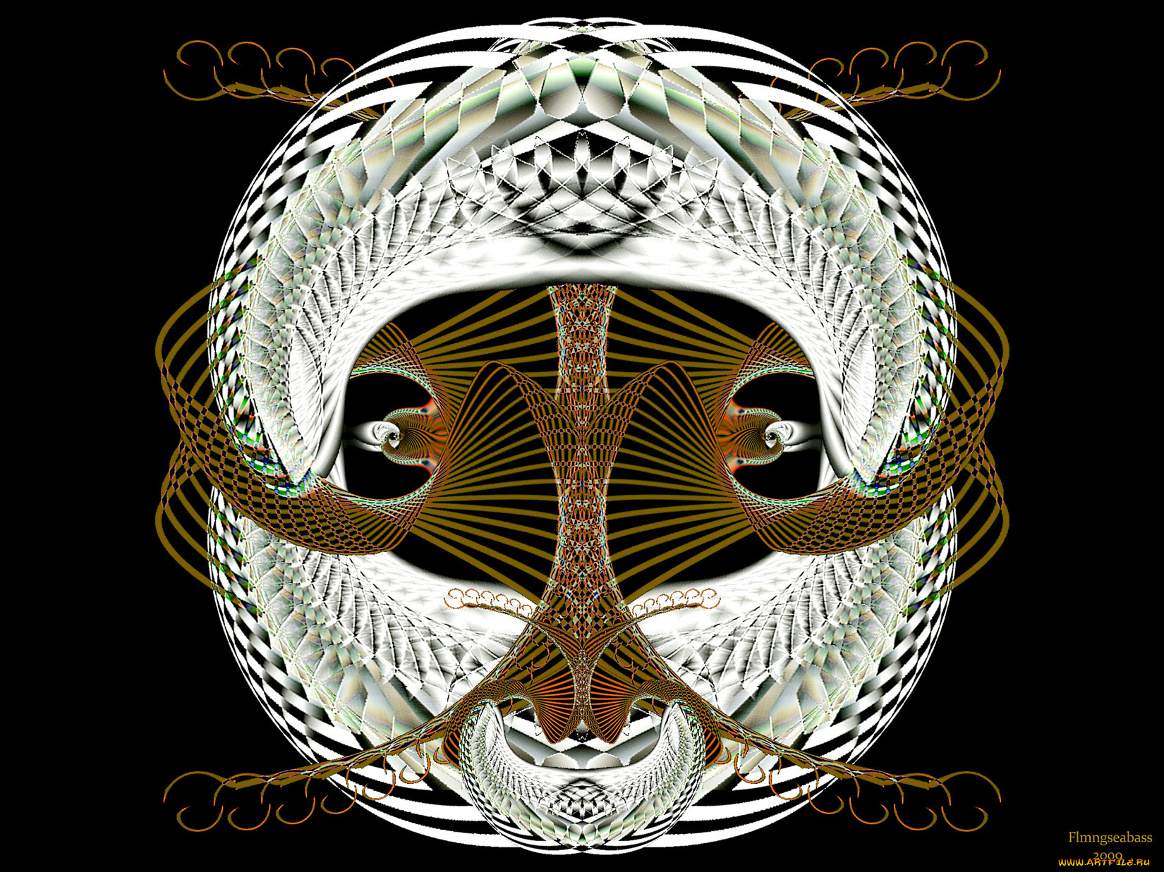 3д, графика, fractal, фракталы