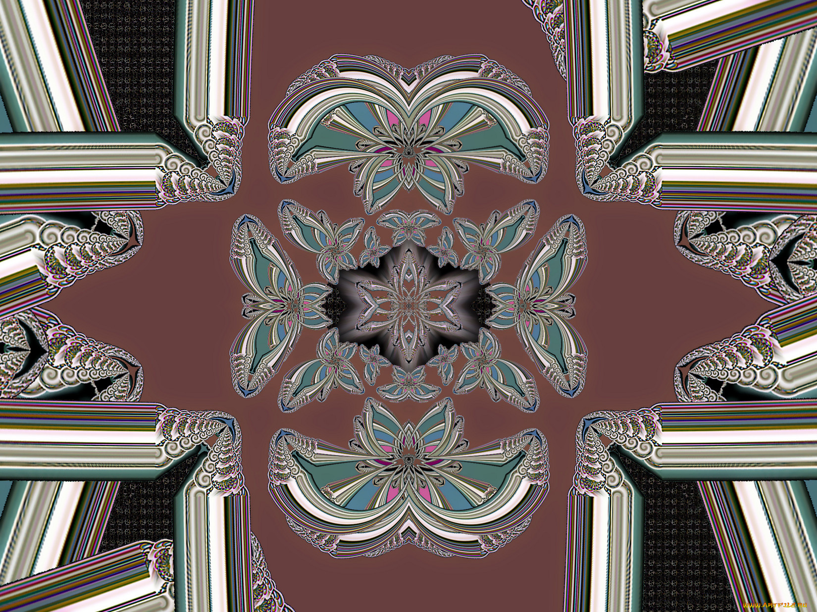 3д, графика, fractal, фракталы