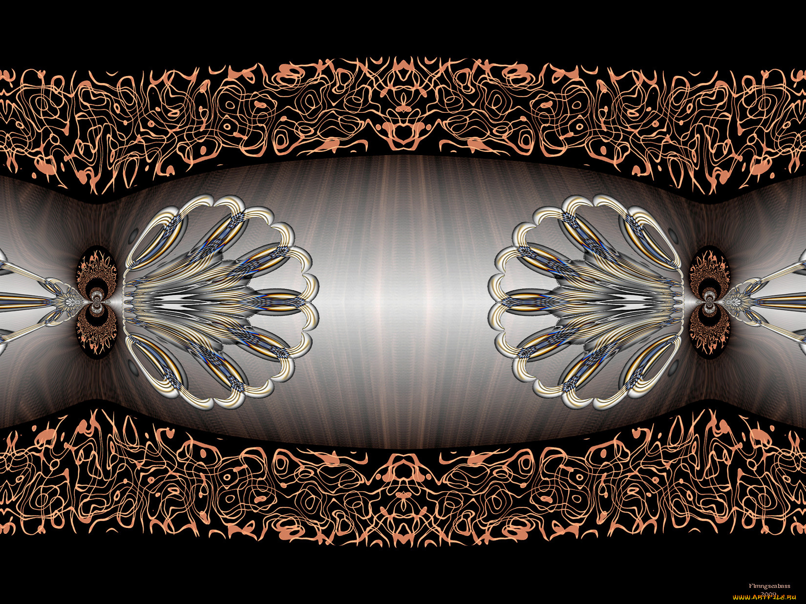 3д, графика, fractal, фракталы