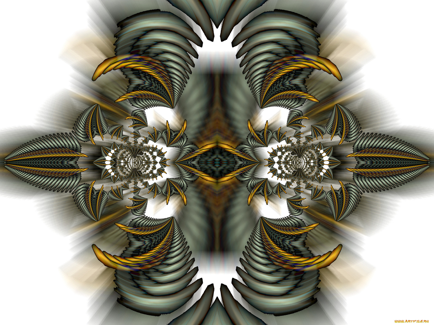 3д, графика, fractal, фракталы