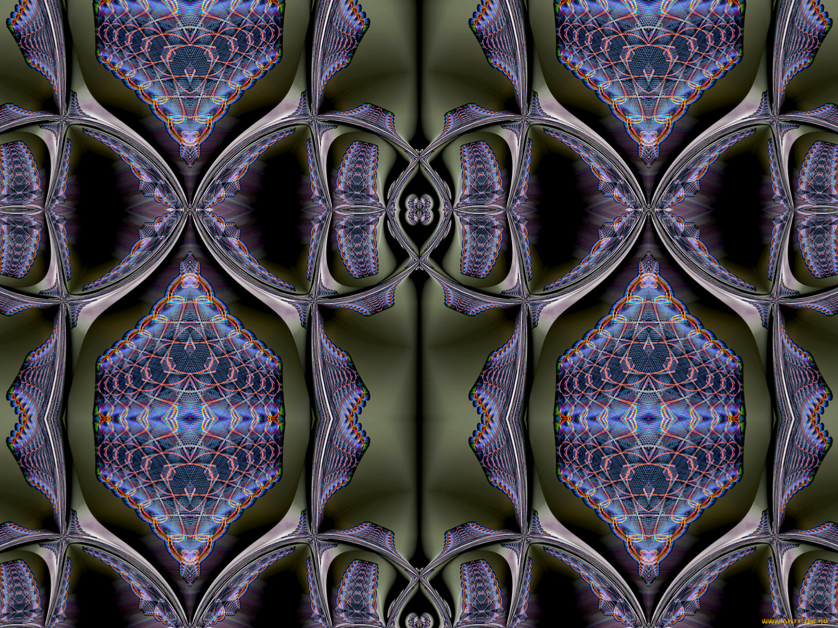 3д, графика, fractal, фракталы