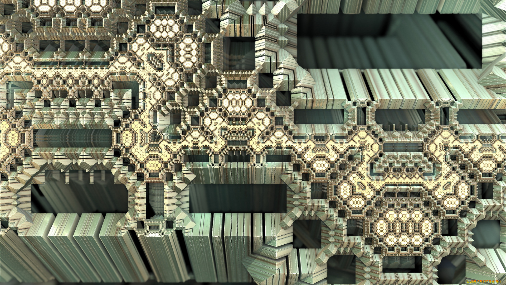 3д, графика, fractal, фракталы