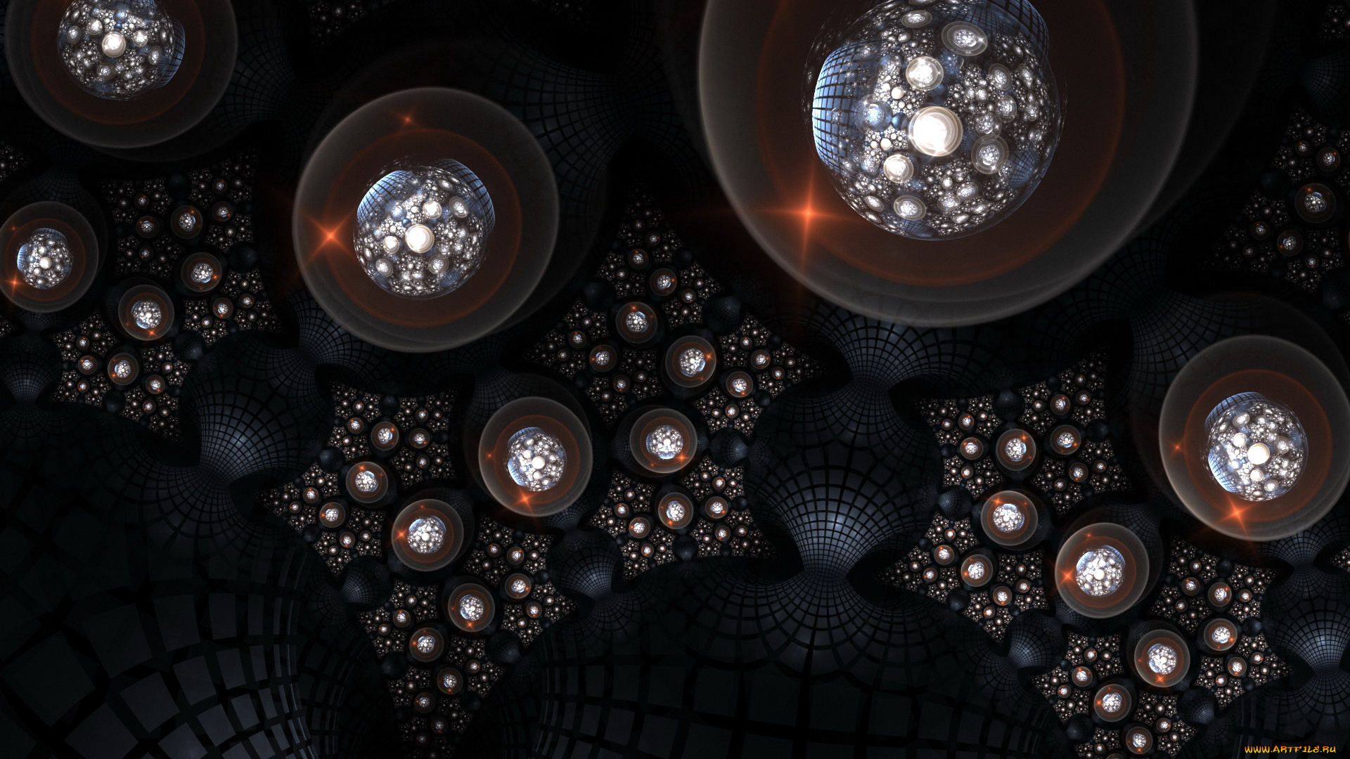 3д, графика, fractal, фракталы