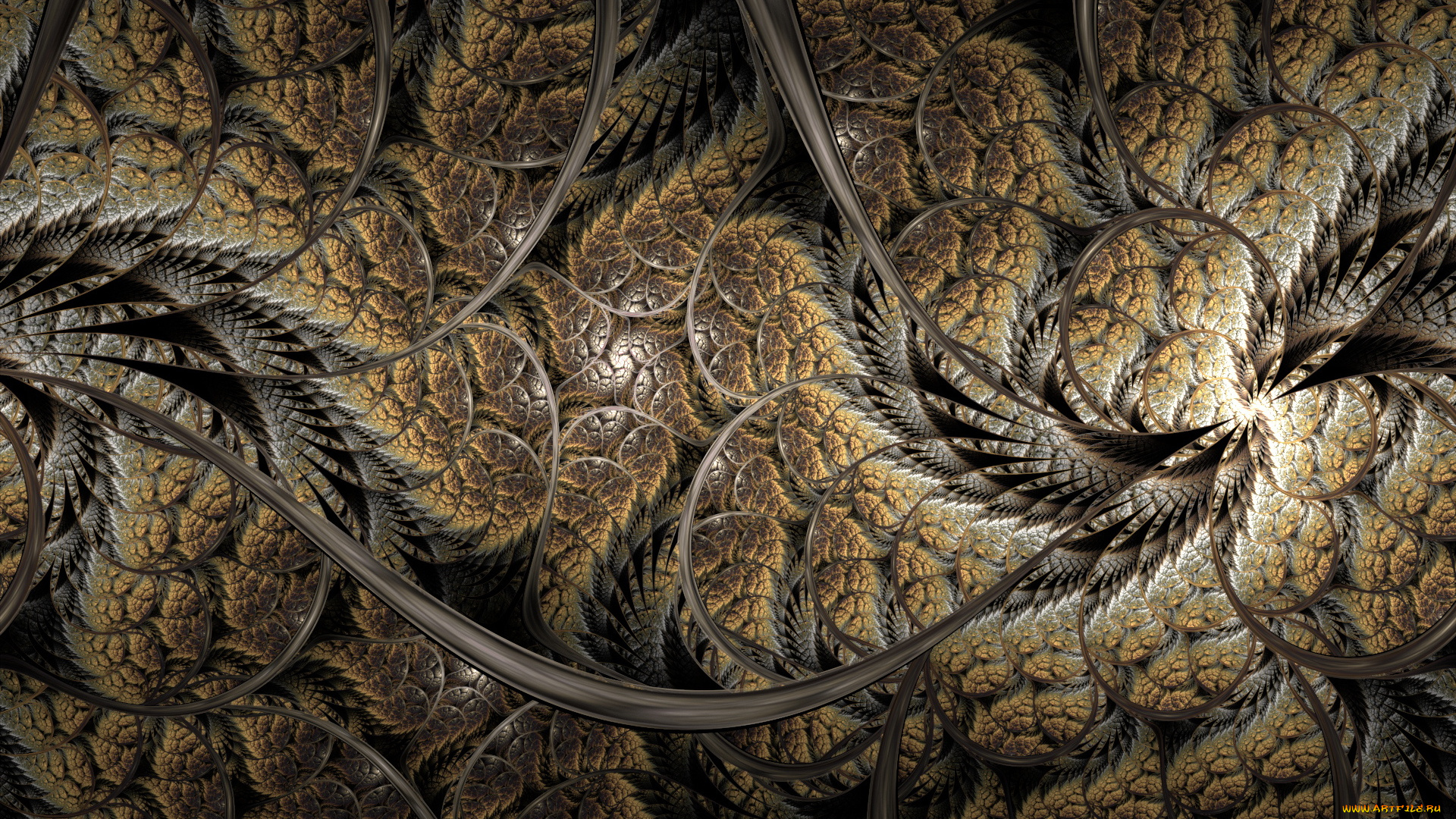 3д, графика, fractal, фракталы