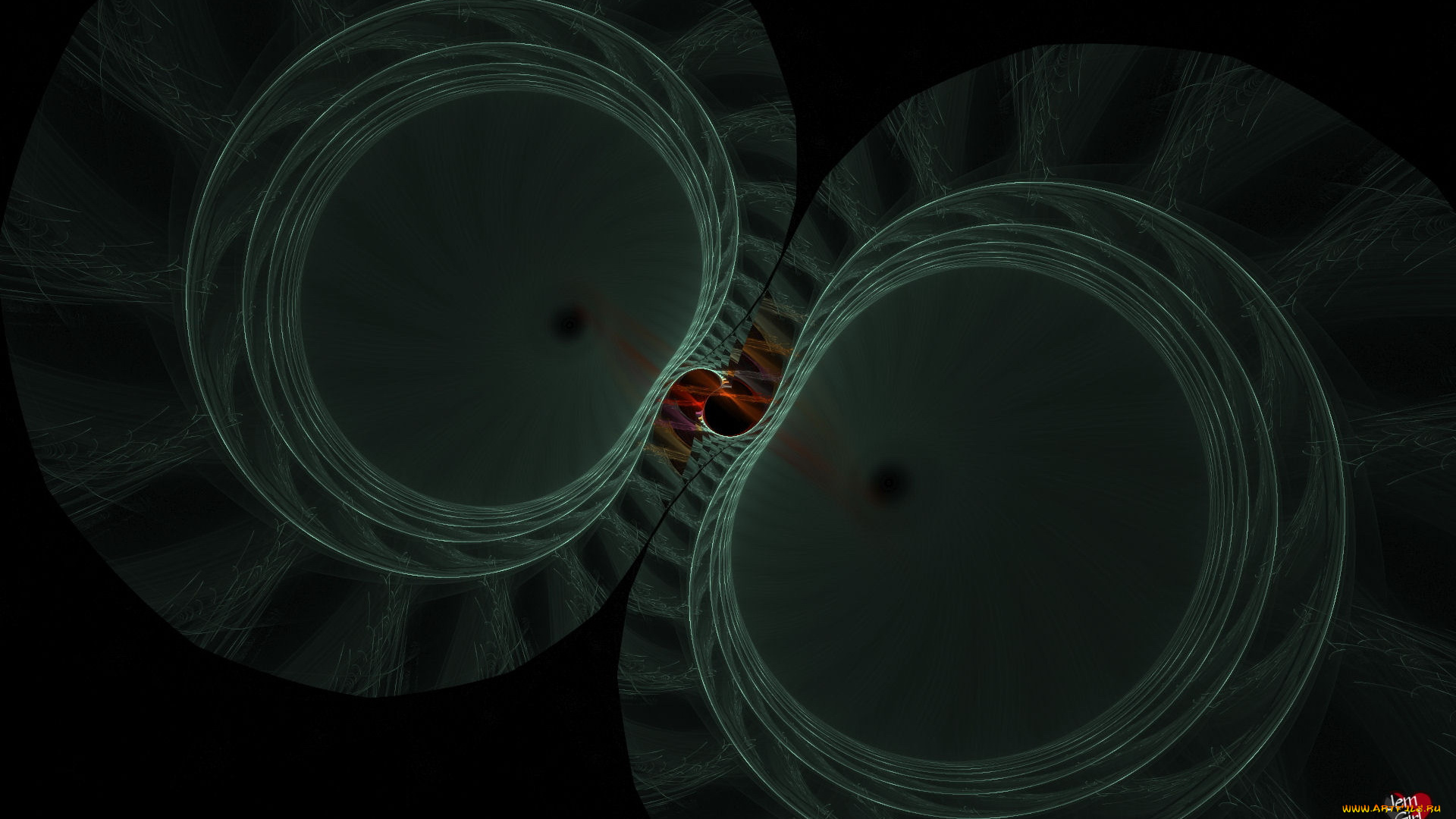 3д, графика, fractal, фракталы