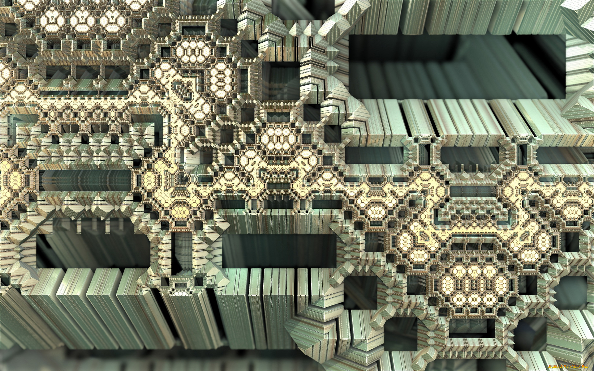 3д, графика, fractal, фракталы