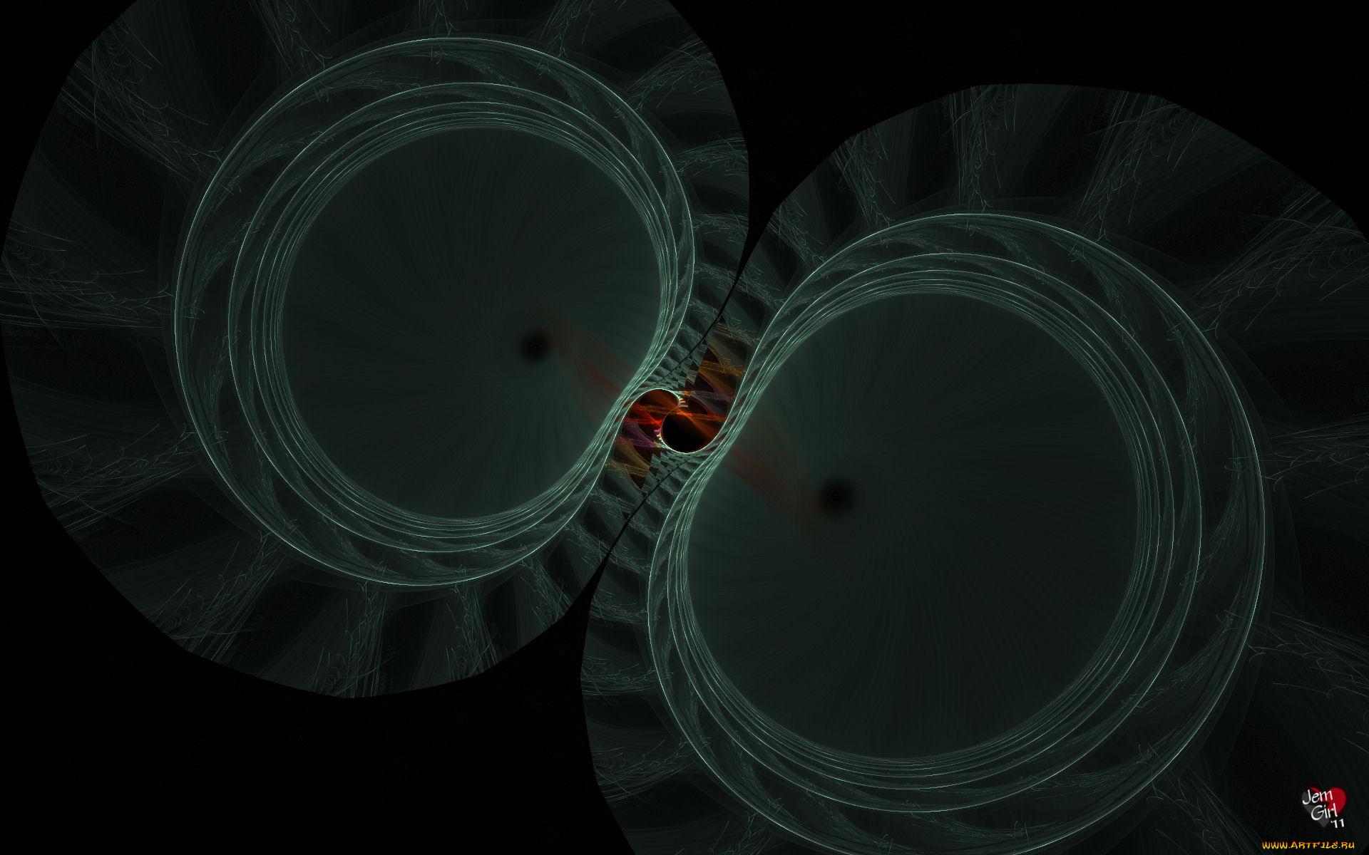 3д, графика, fractal, фракталы