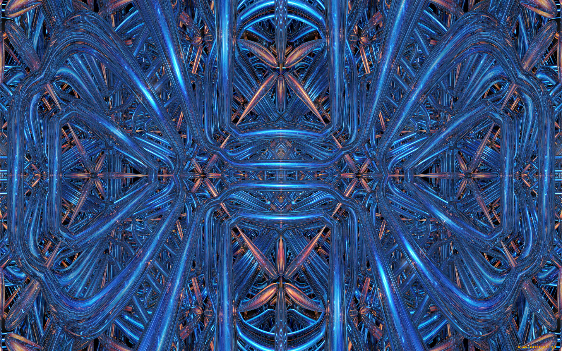 3д, графика, fractal, фракталы, абстракции