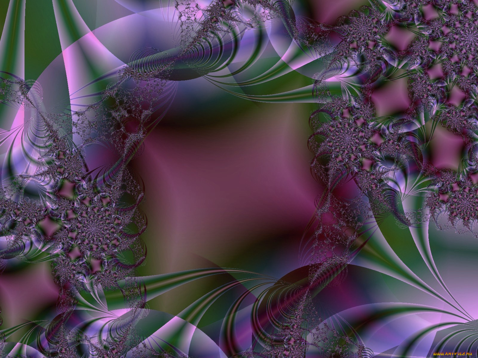 3д, графика, fractal, фракталы, узор, цвета, фон