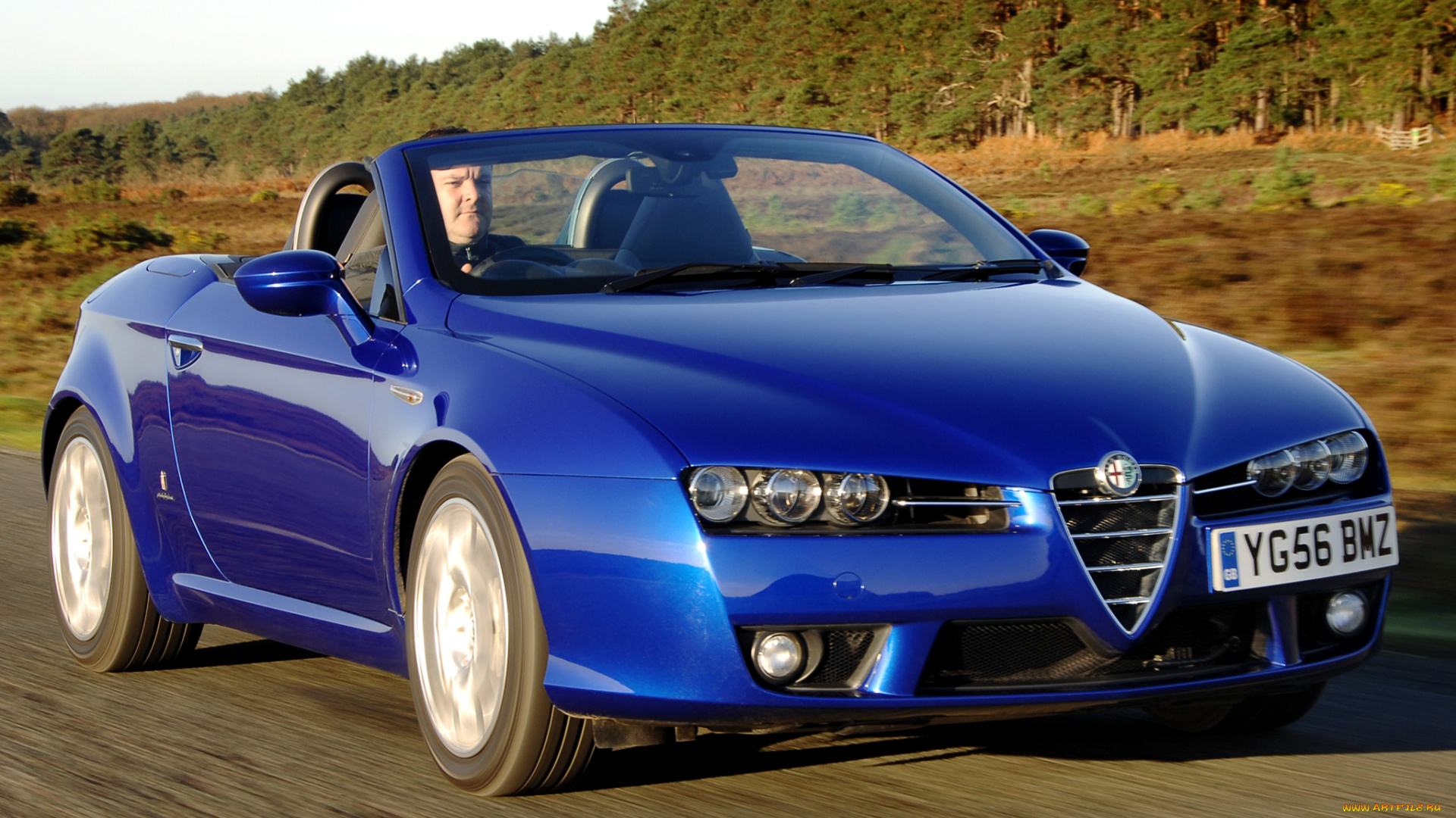 автомобили, alfa, romeo, alfa, romeo, синий, 939e, uk-spec, spider