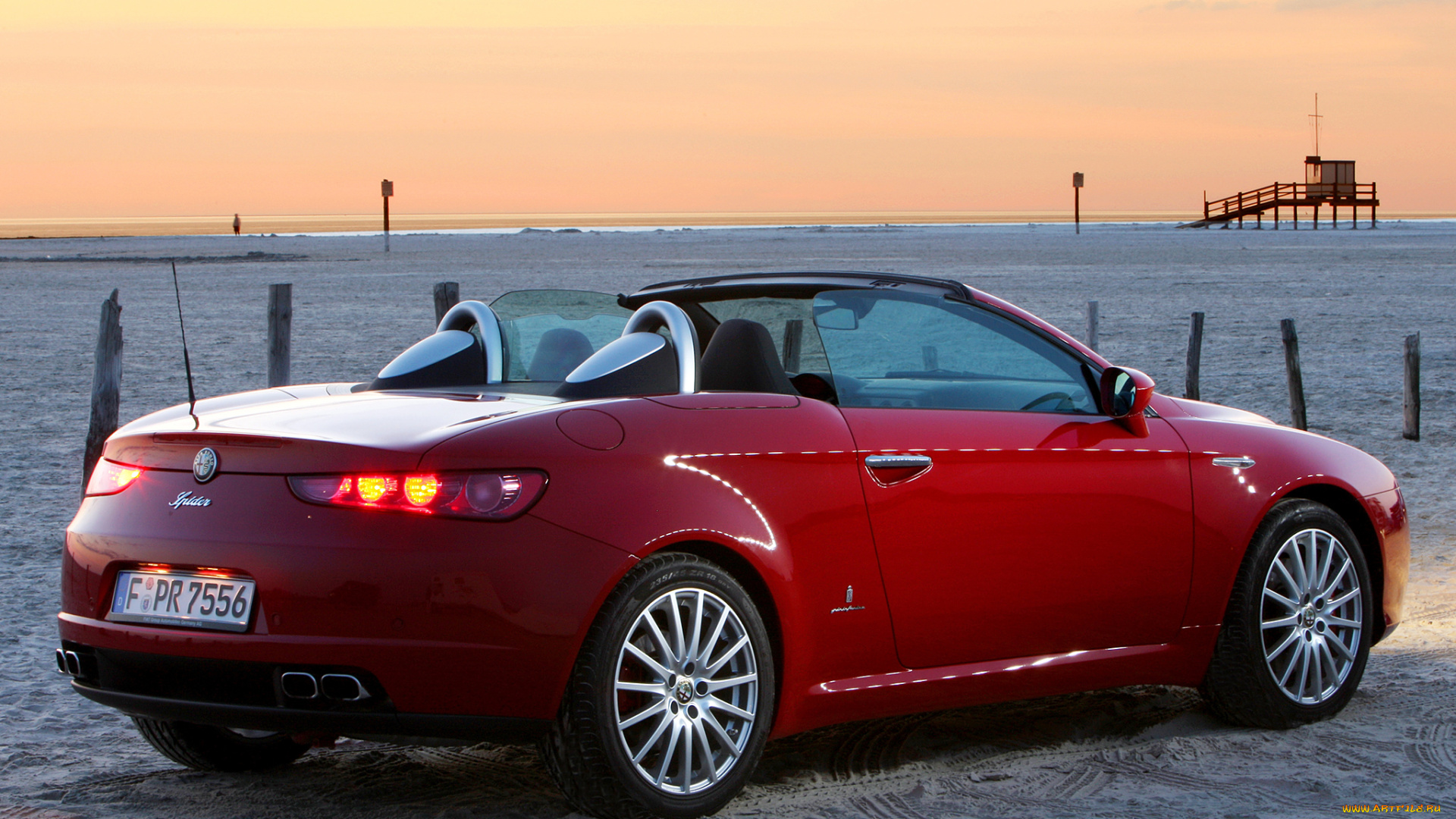 автомобили, alfa, romeo, красный, 939e, spider, alfa, romeo