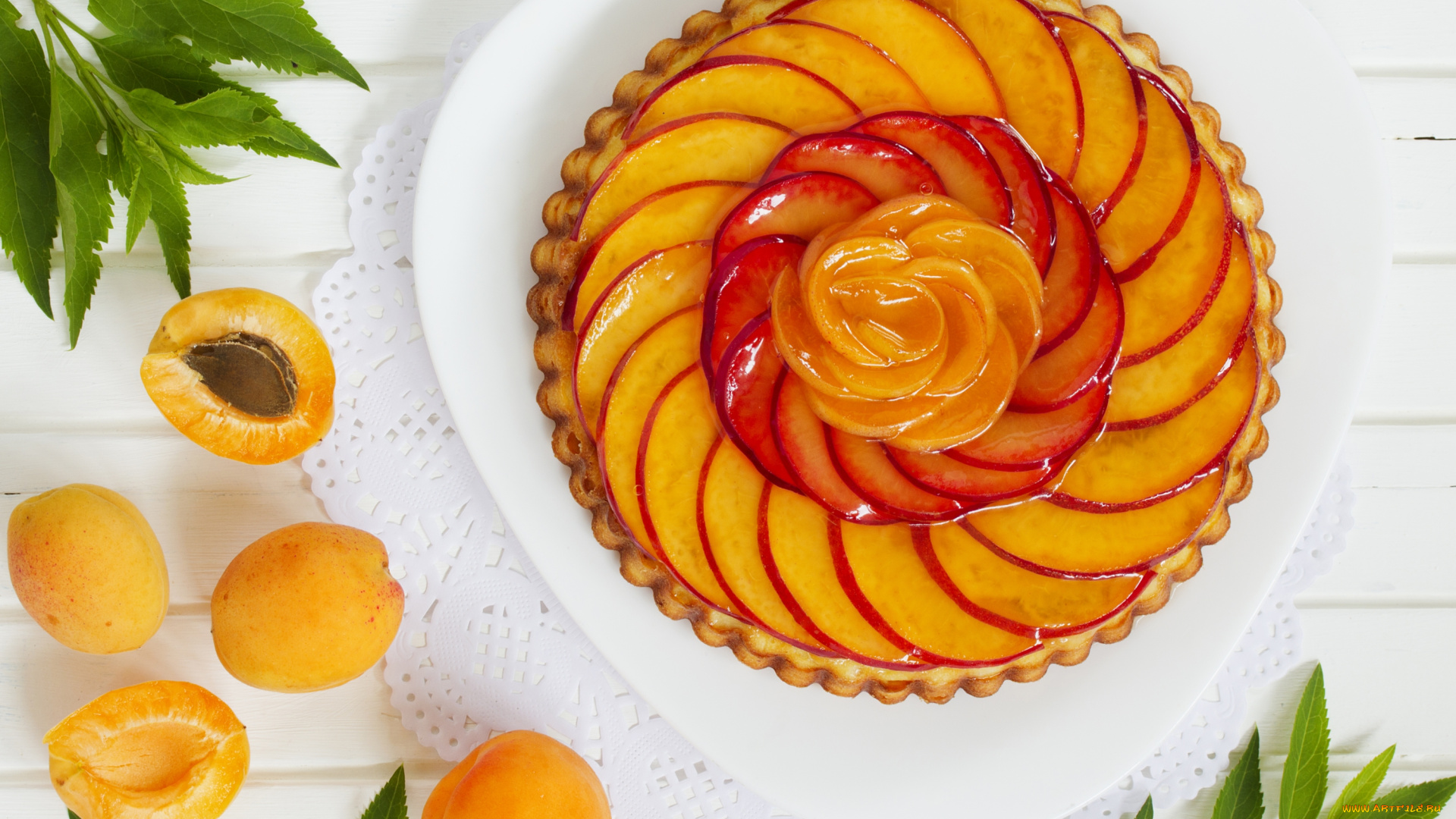 еда, пироги, абрикосы