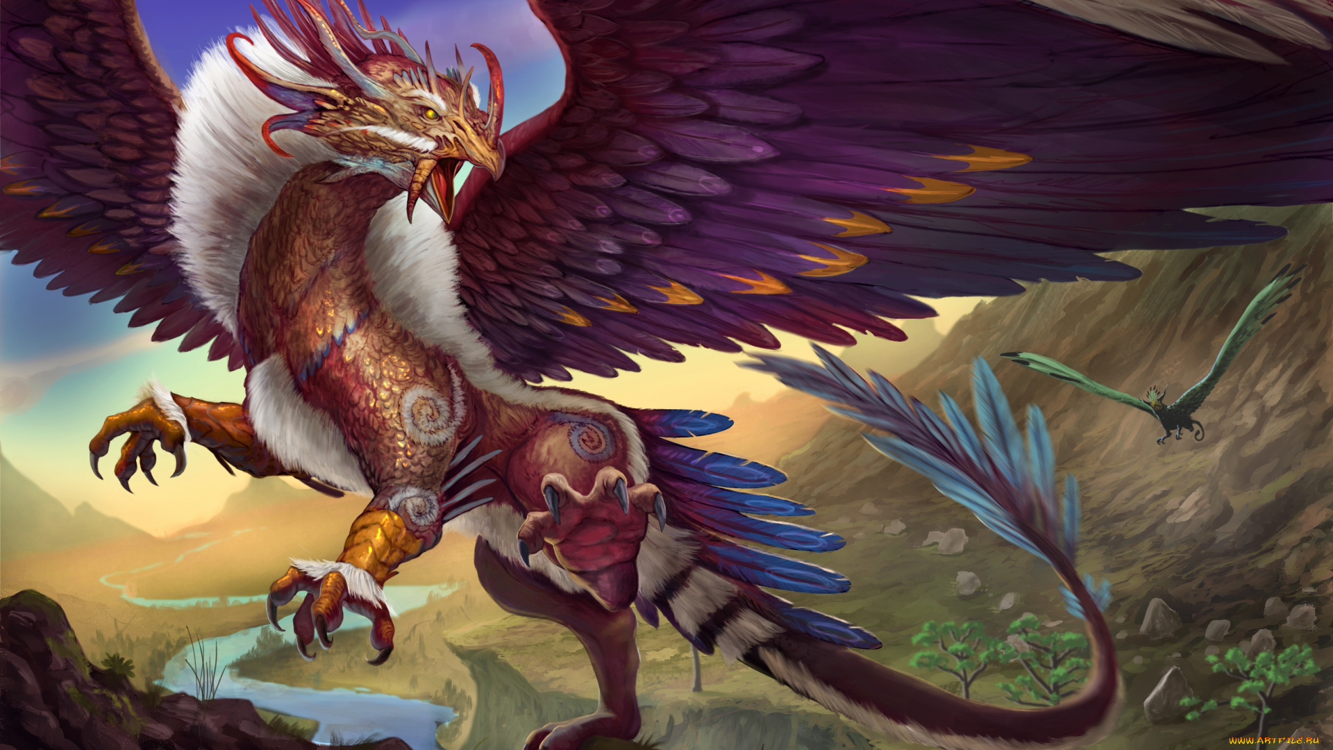 фэнтези, существа, крылья