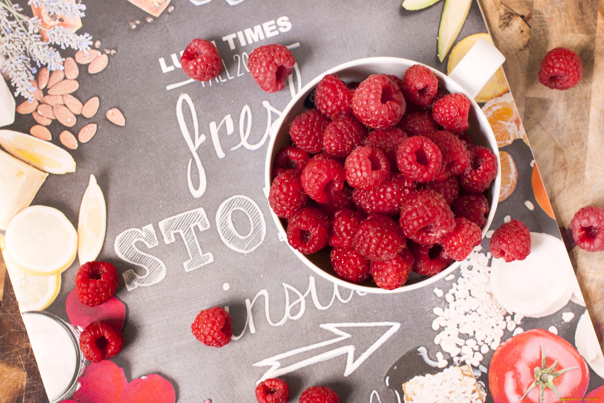 еда, малина, ягоды