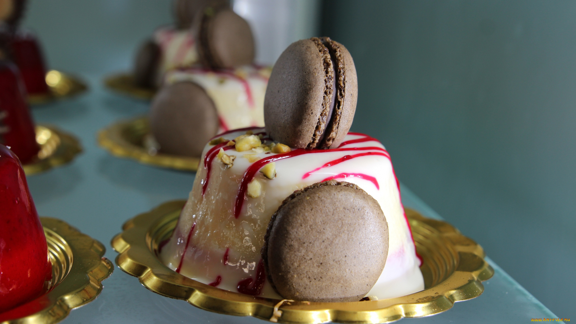 еда, мороженое, , десерты, макаруны, желе