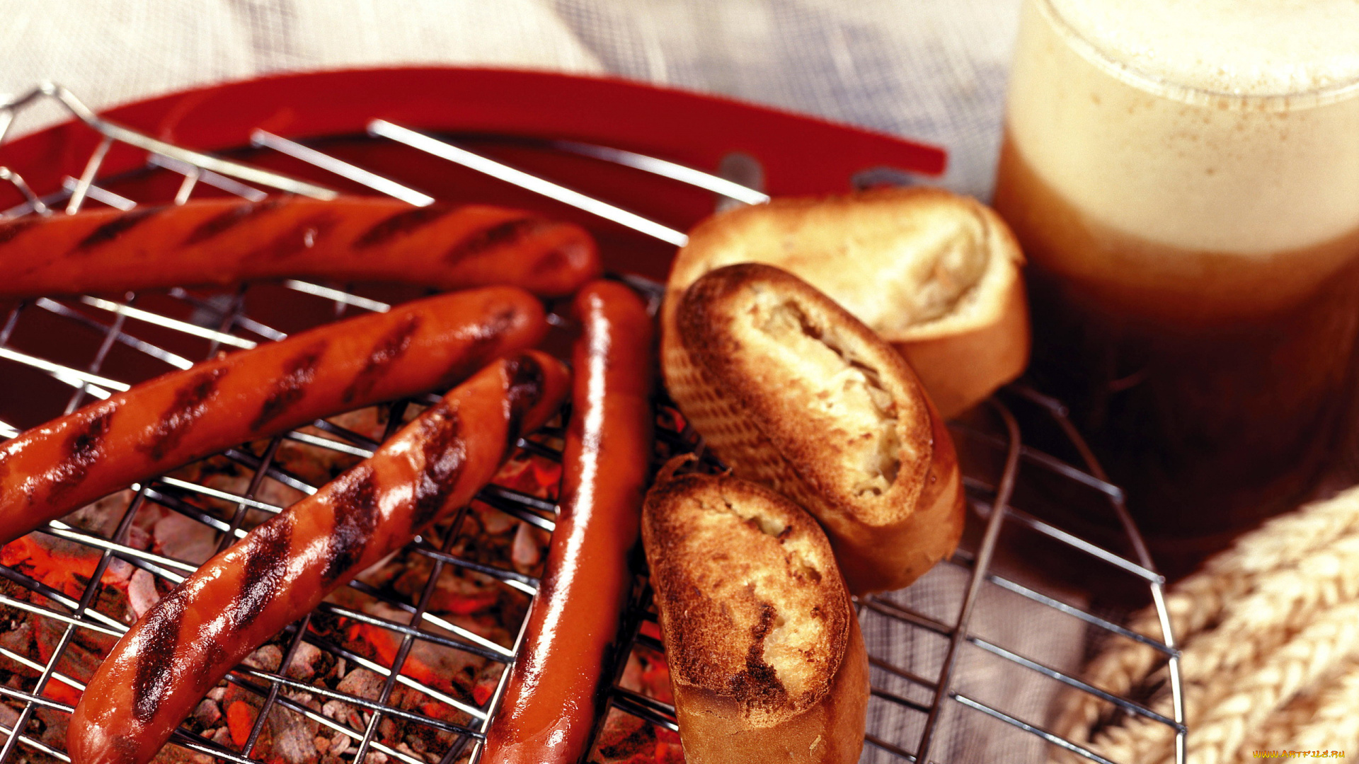 еда, шашлык, , барбекю, гриль, аппетитные, колбаски, багет