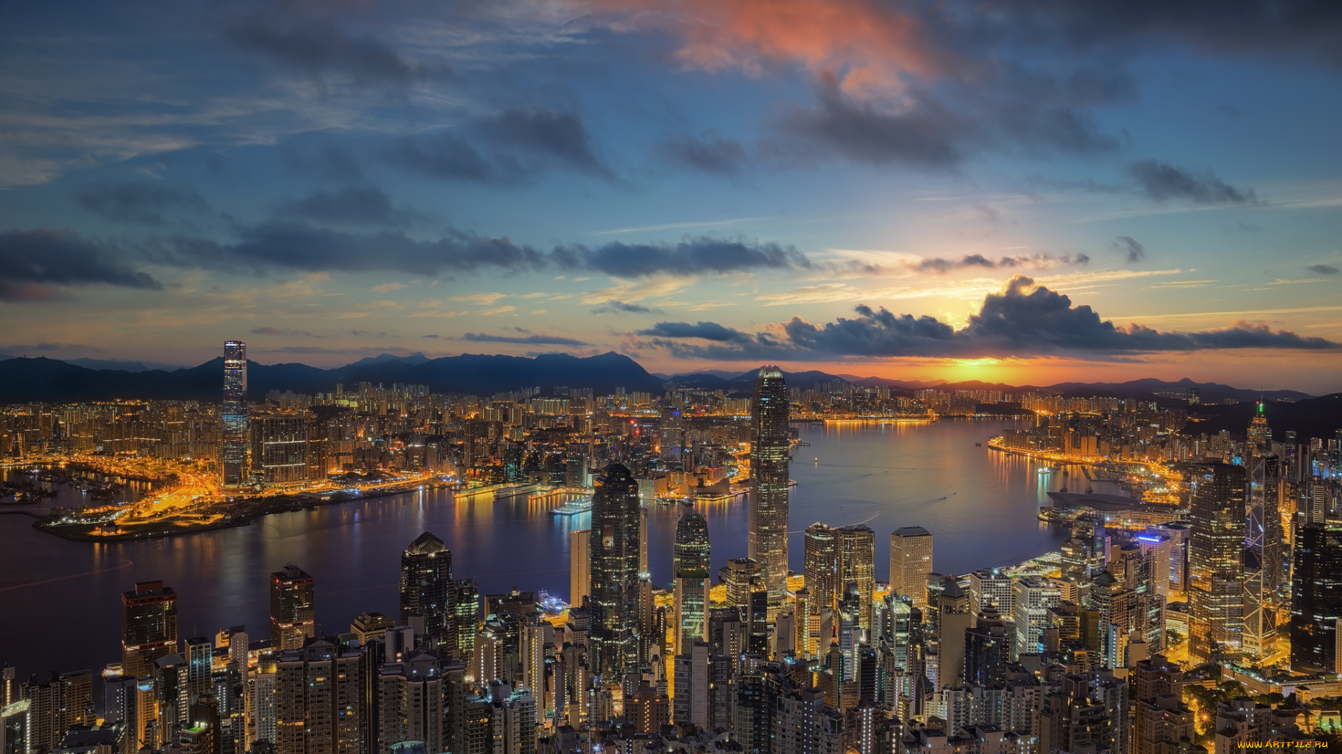 hong, kong, city, города, гонконг, , китай, деловой, центр