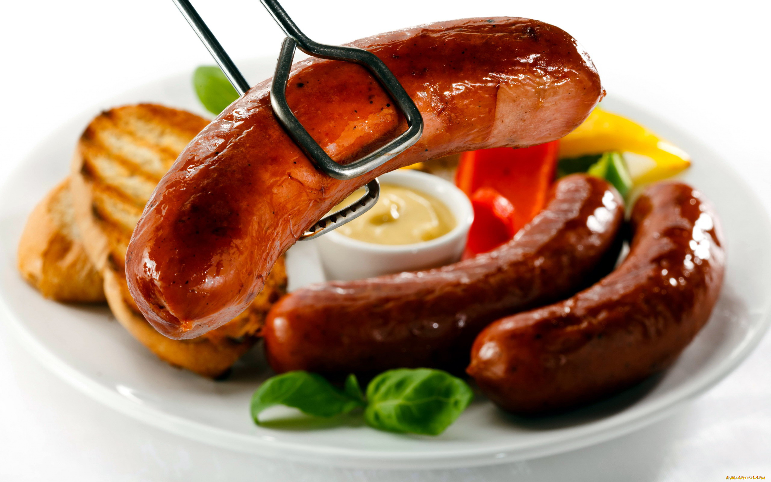 еда, колбасные, изделия, горчица, гренки, колбаски