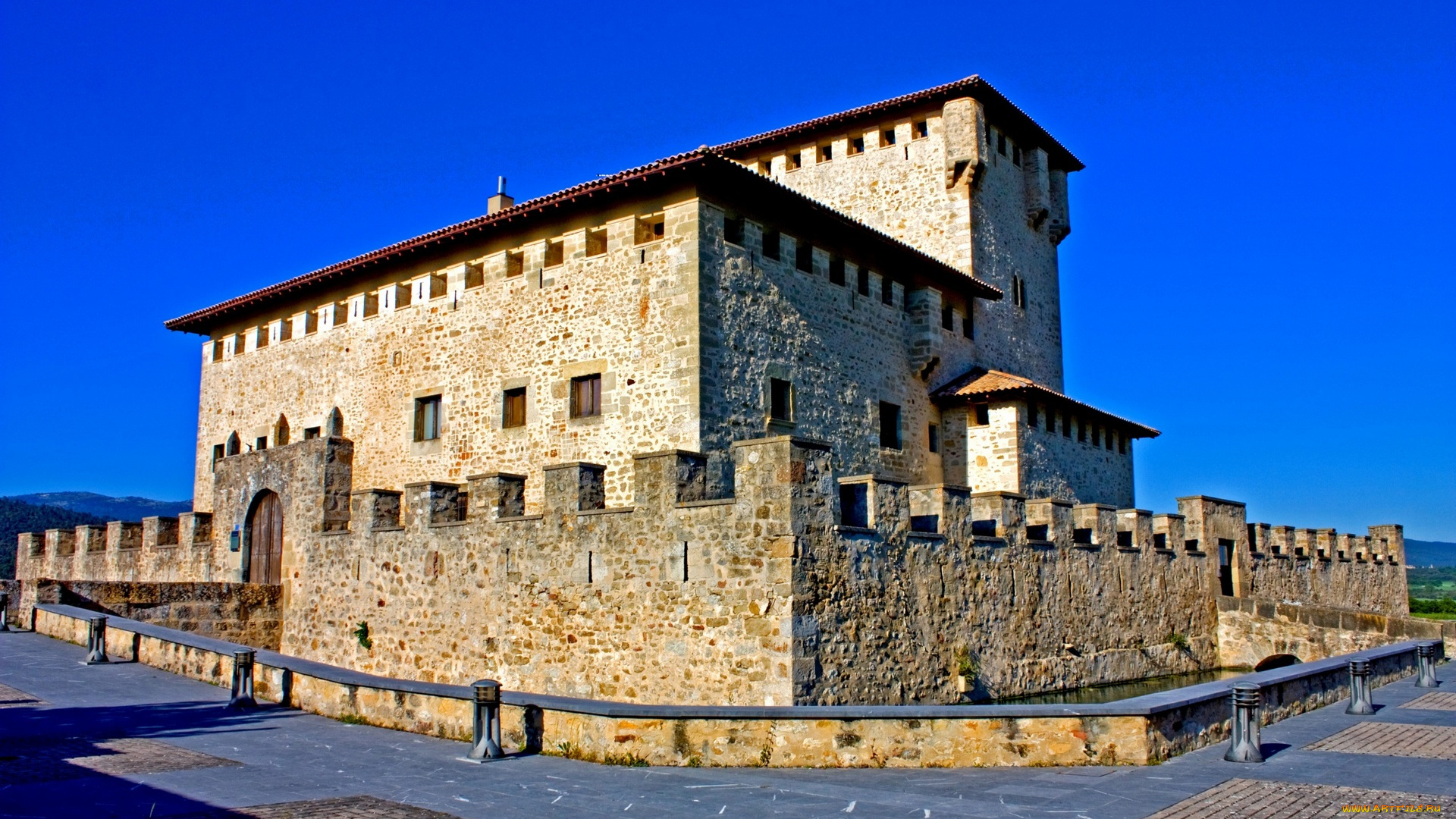 испания, города, -, дворцы, , замки, , крепости, каменное, строение