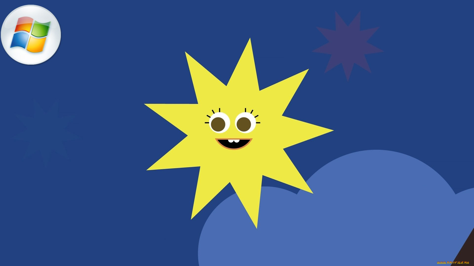 компьютеры, windows, 7, , vienna, звезда