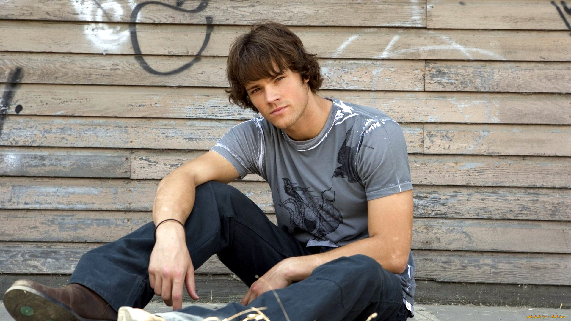 мужчины, jared, padalecki, поза