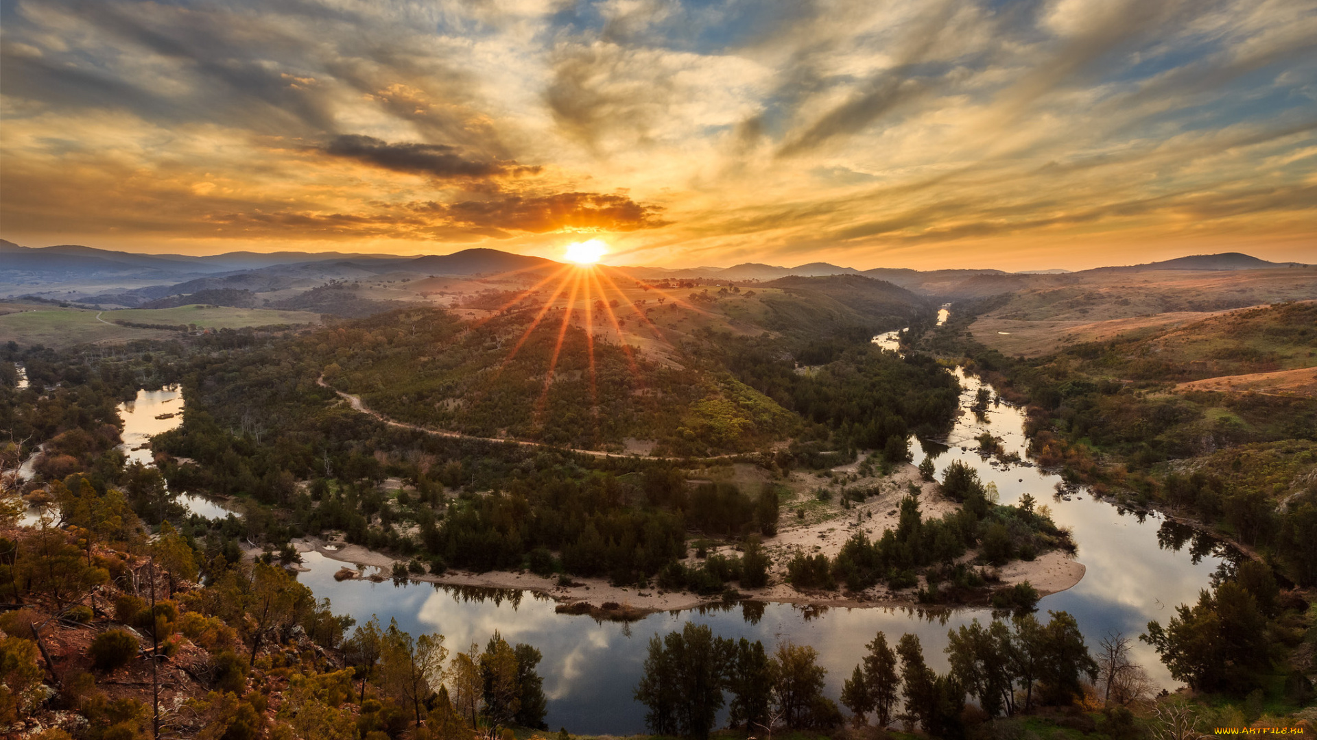 природа, восходы, закаты, рассвет