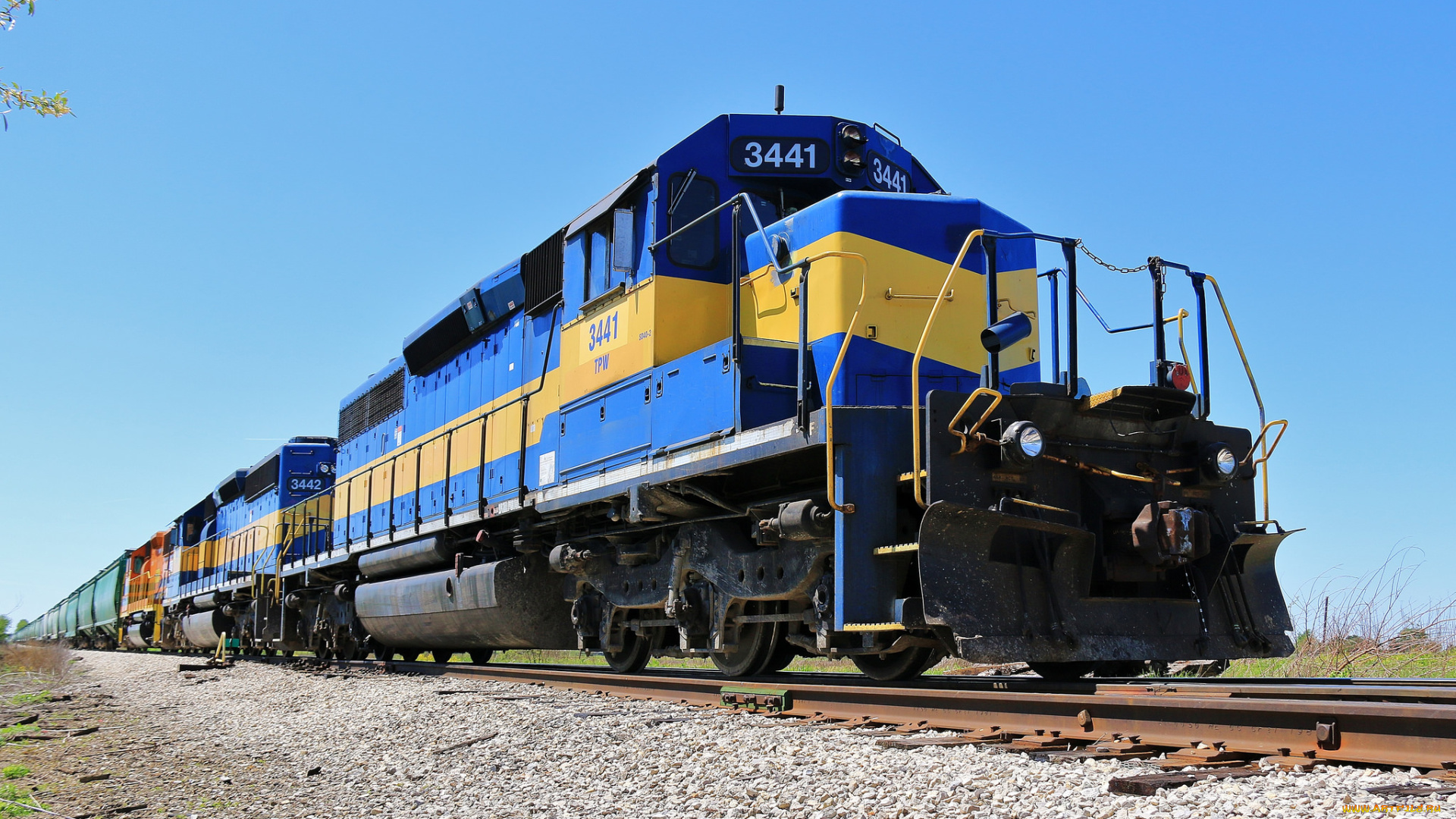 техника, поезда, локомотив, состав