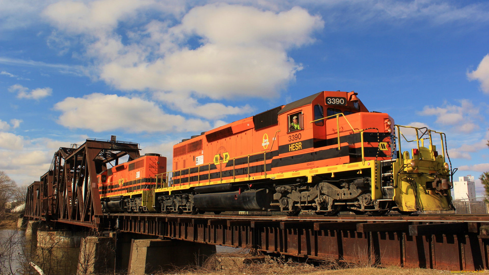 техника, поезда, локомотив, состав