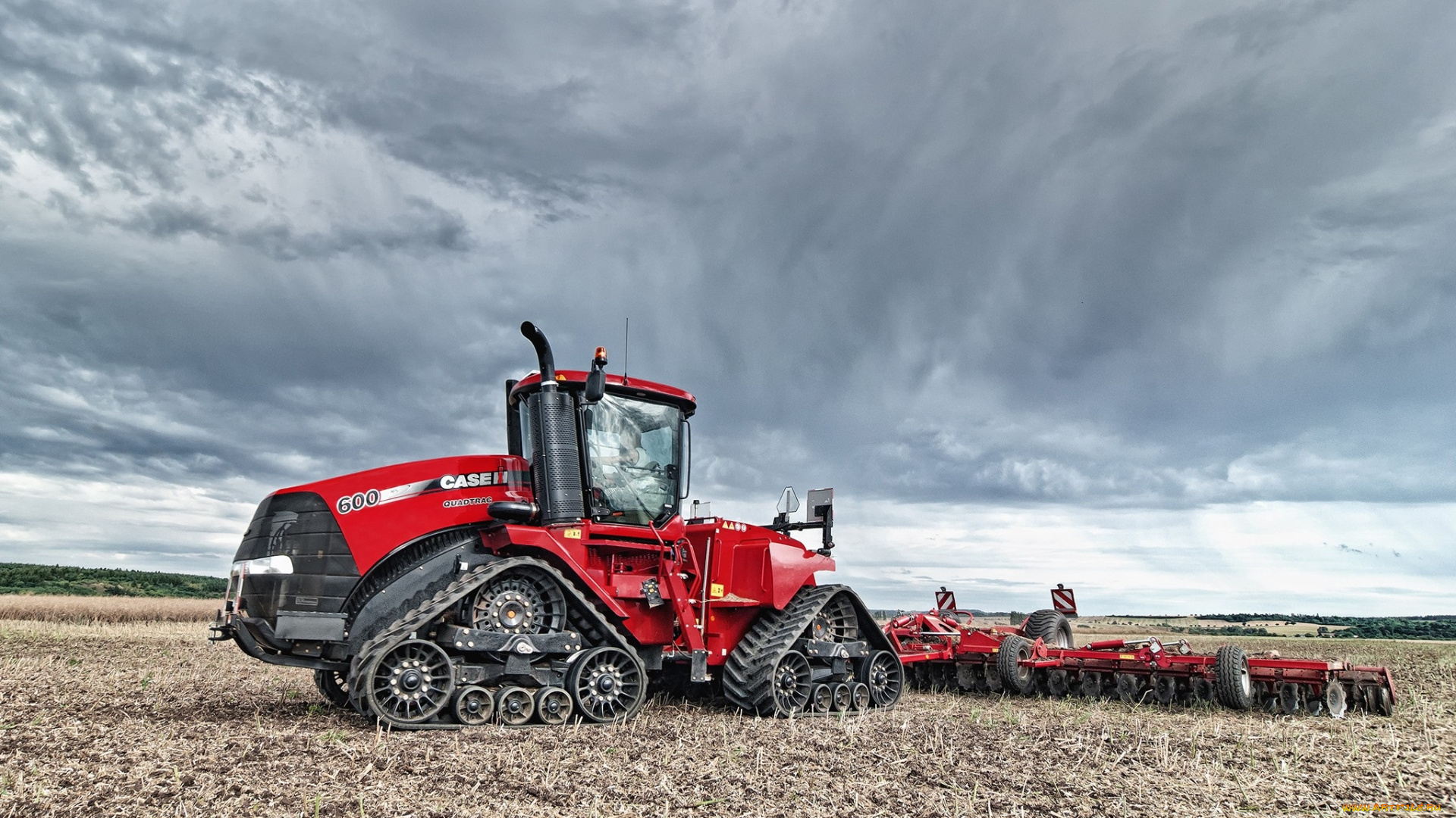 техника, тракторы, на, гусенецах, case