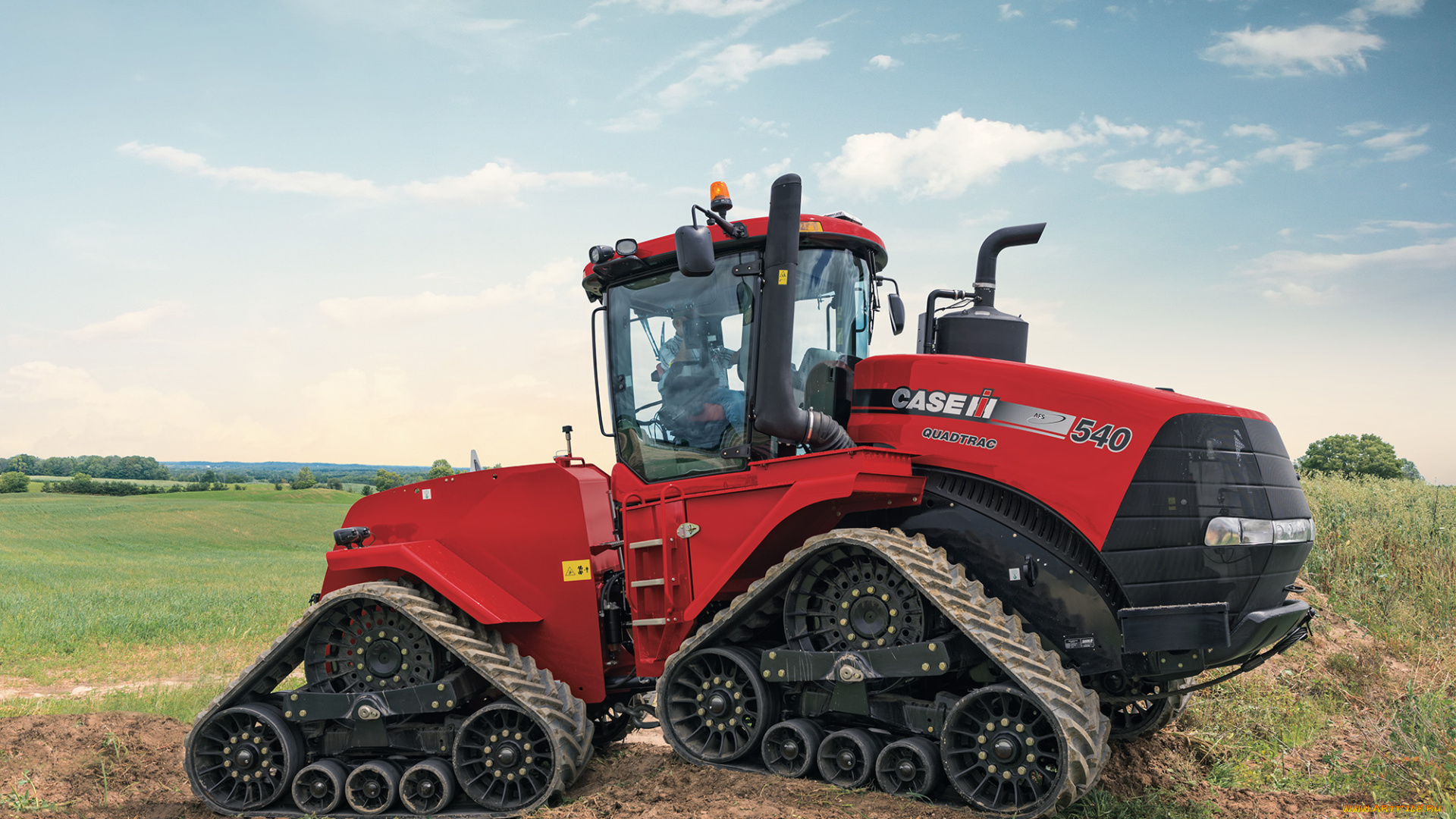 техника, тракторы, на, гусенецах, case