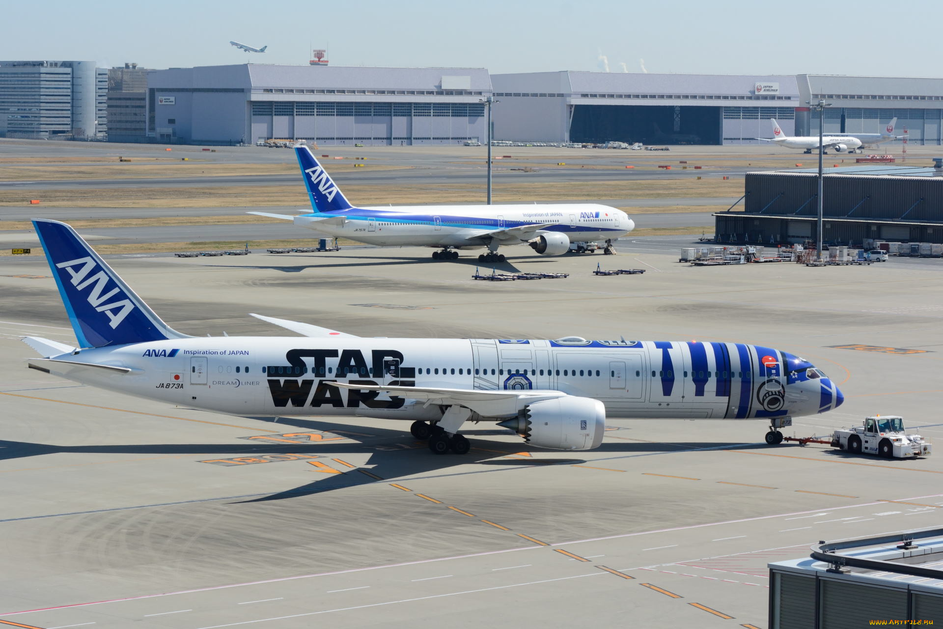 авиация, пассажирские, самолёты, аэродром, ana, b787-981, boeing