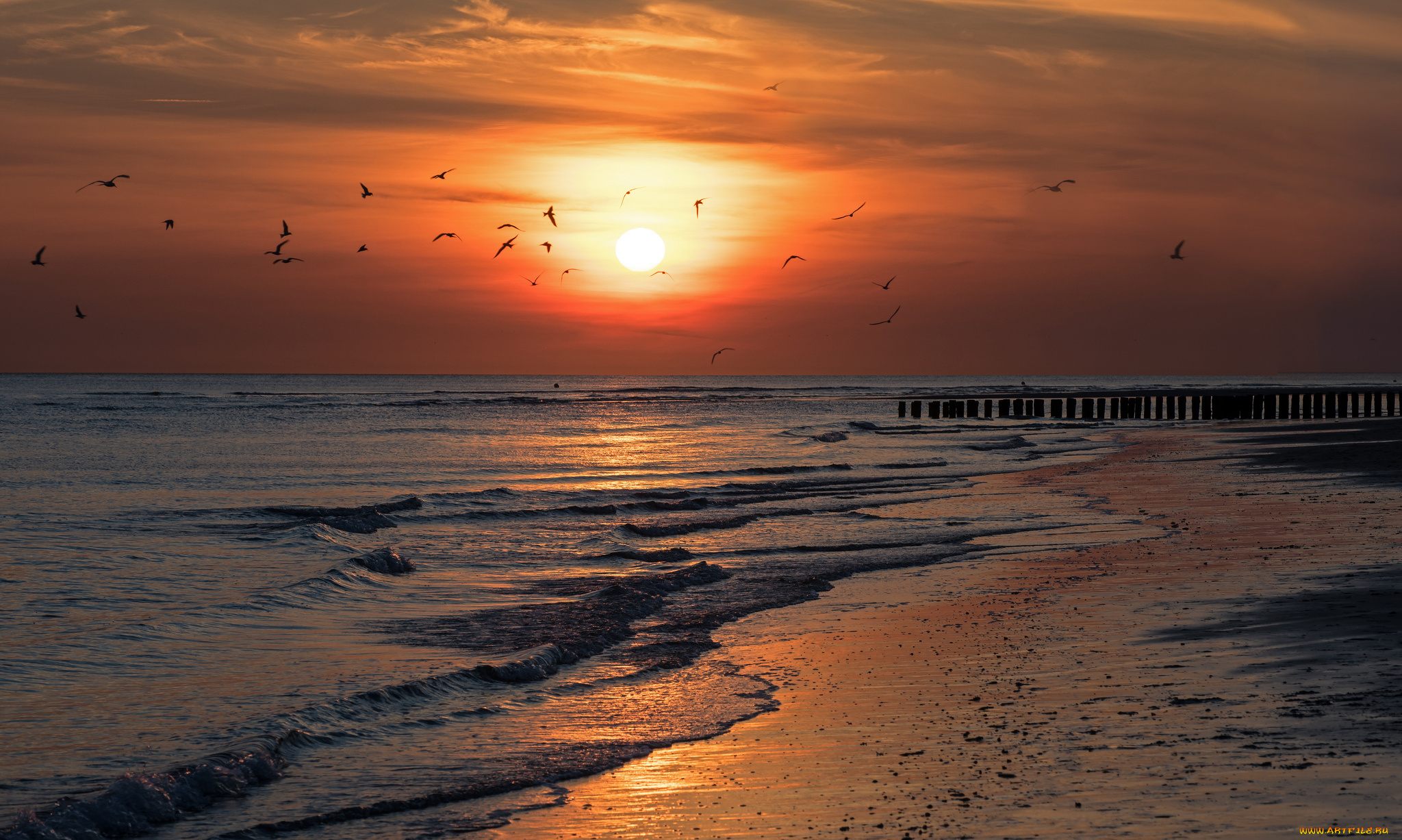 природа, восходы, закаты, рассвет