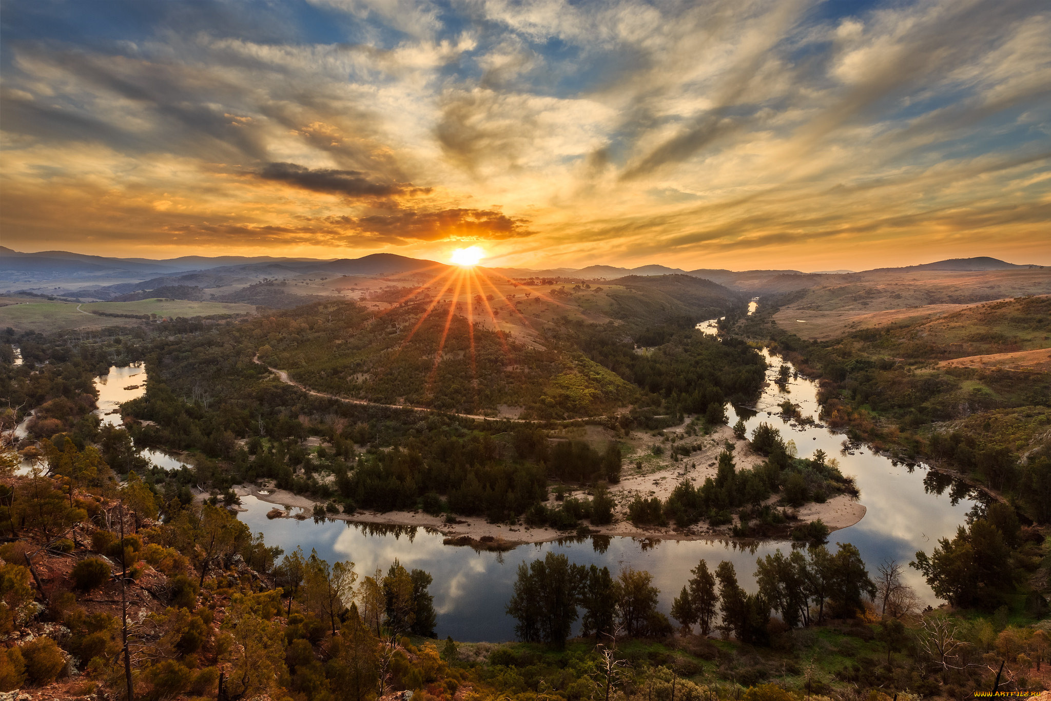 природа, восходы, закаты, рассвет