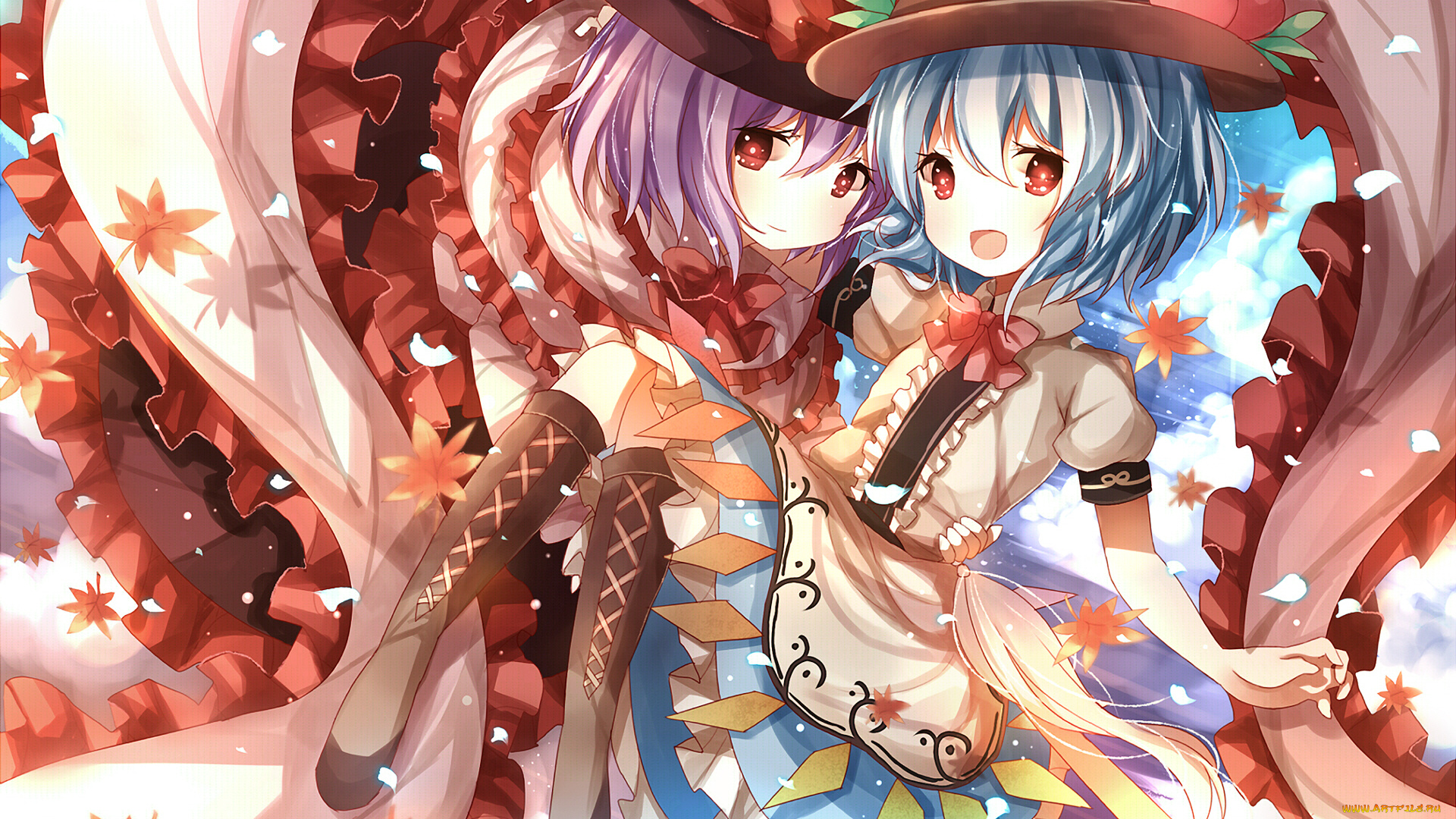 аниме, touhou, девушки