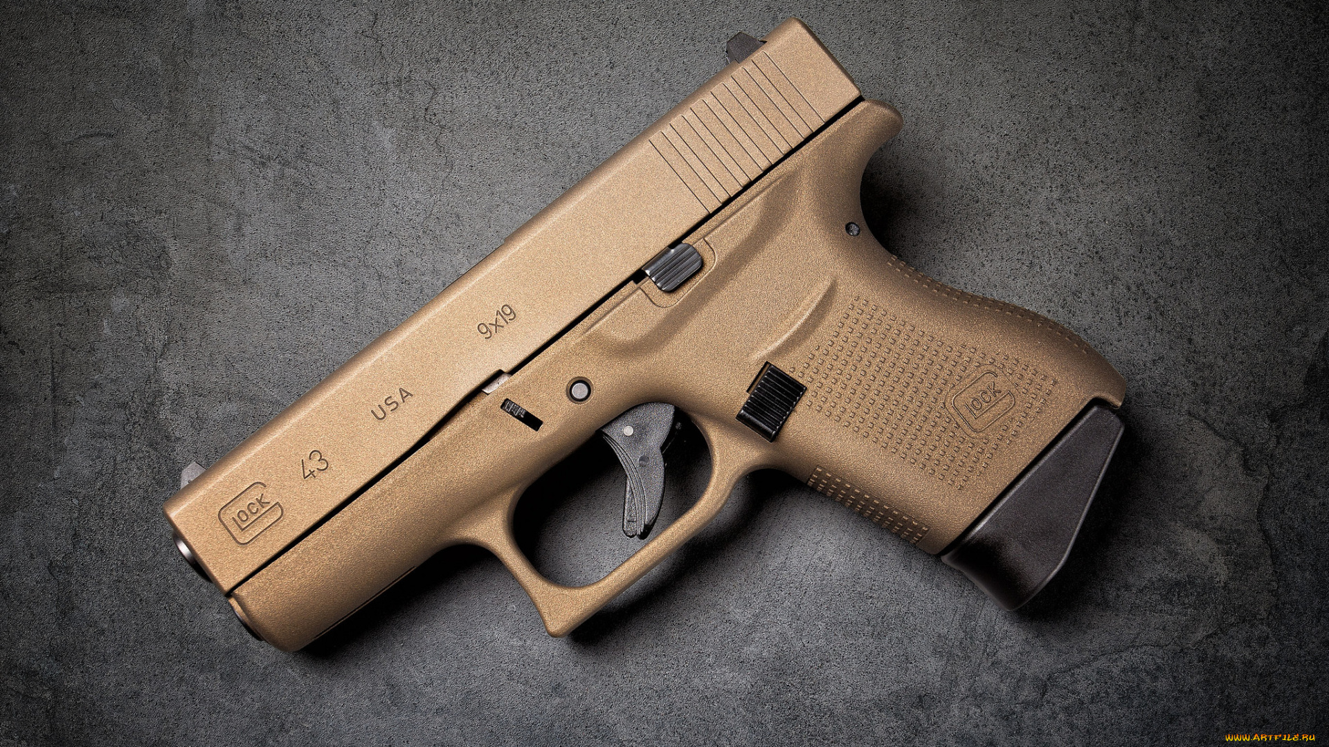 glock, 43, оружие, пистолеты, ствол