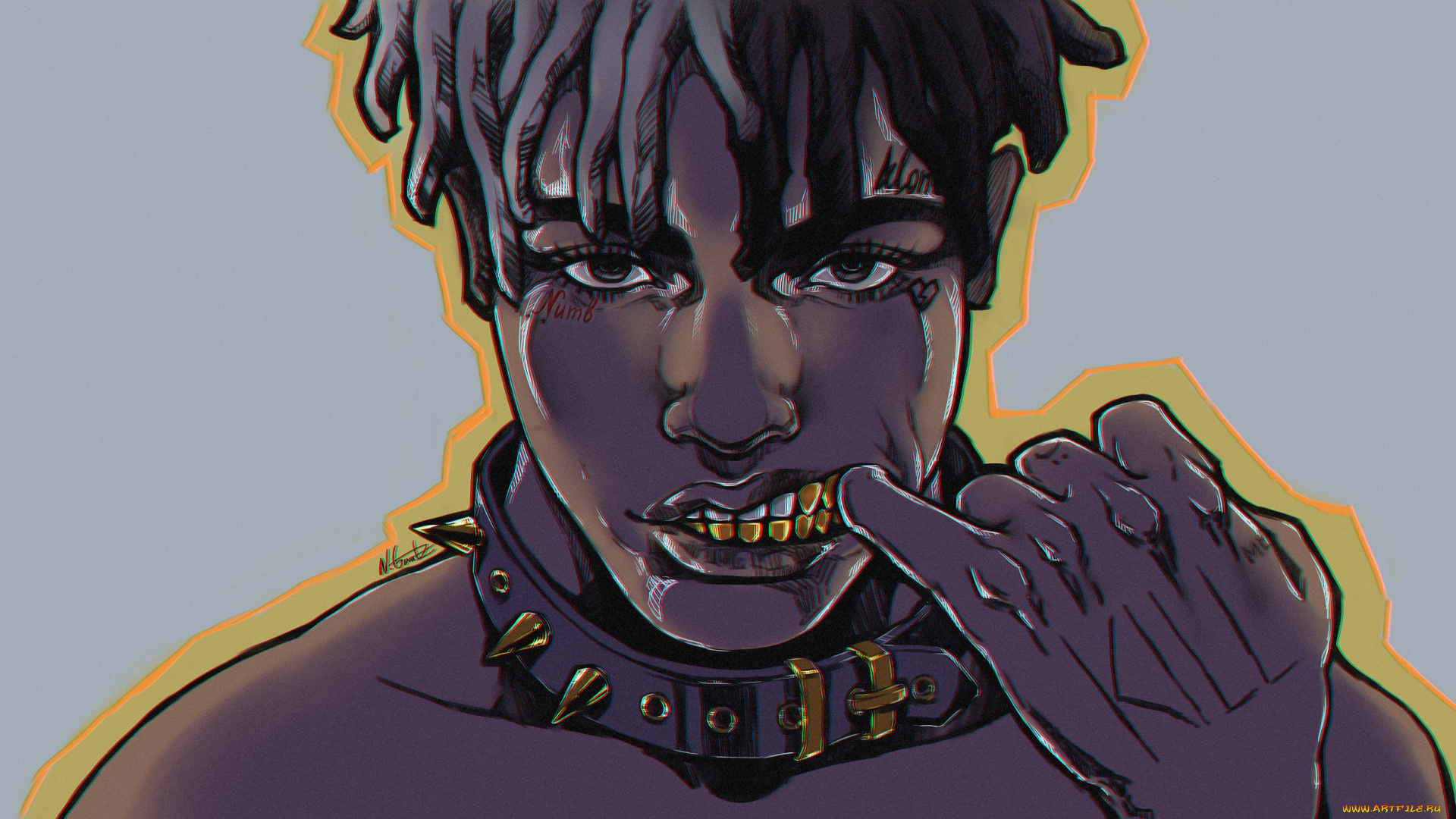 рисованное, кино, xxxtentacion