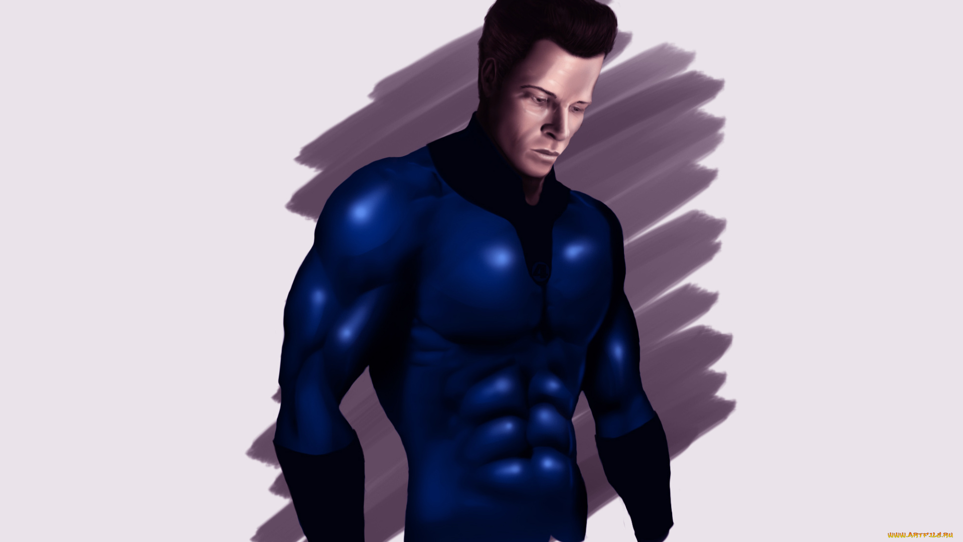 рисованное, комиксы, мужчина, фон, униформа