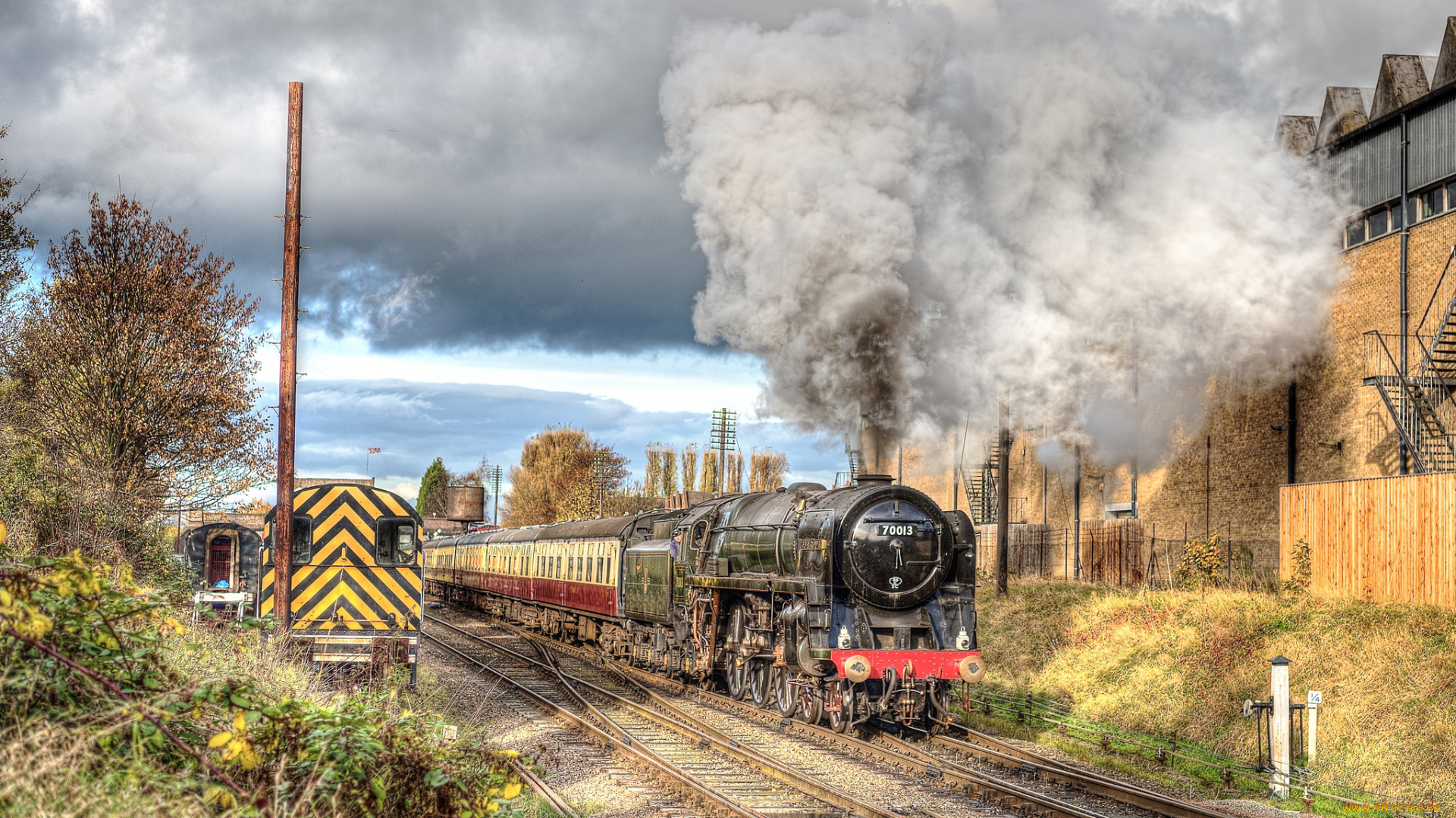 техника, паровозы, локомотив, состав