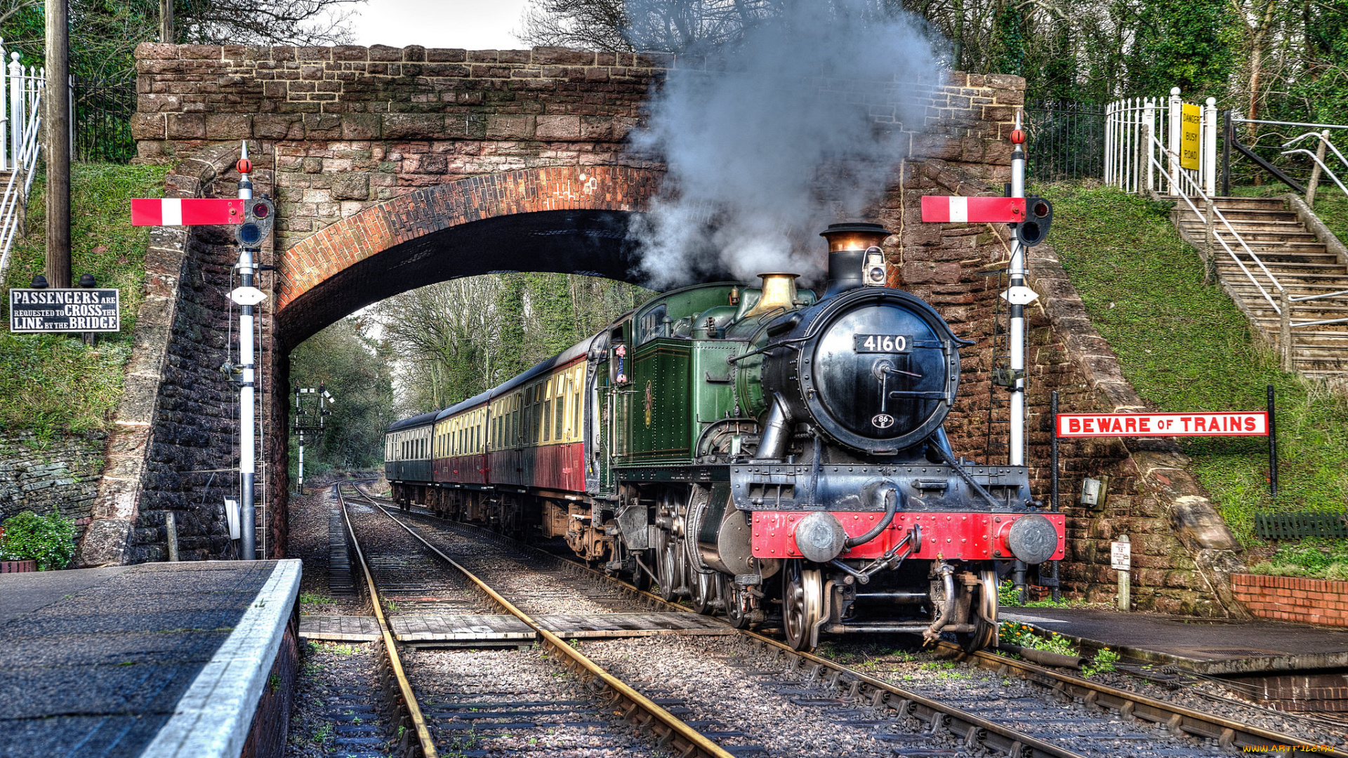 техника, паровозы, локомотив, состав