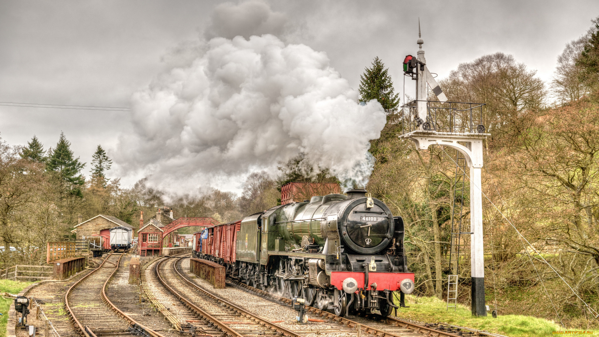 техника, паровозы, состав, локомотив