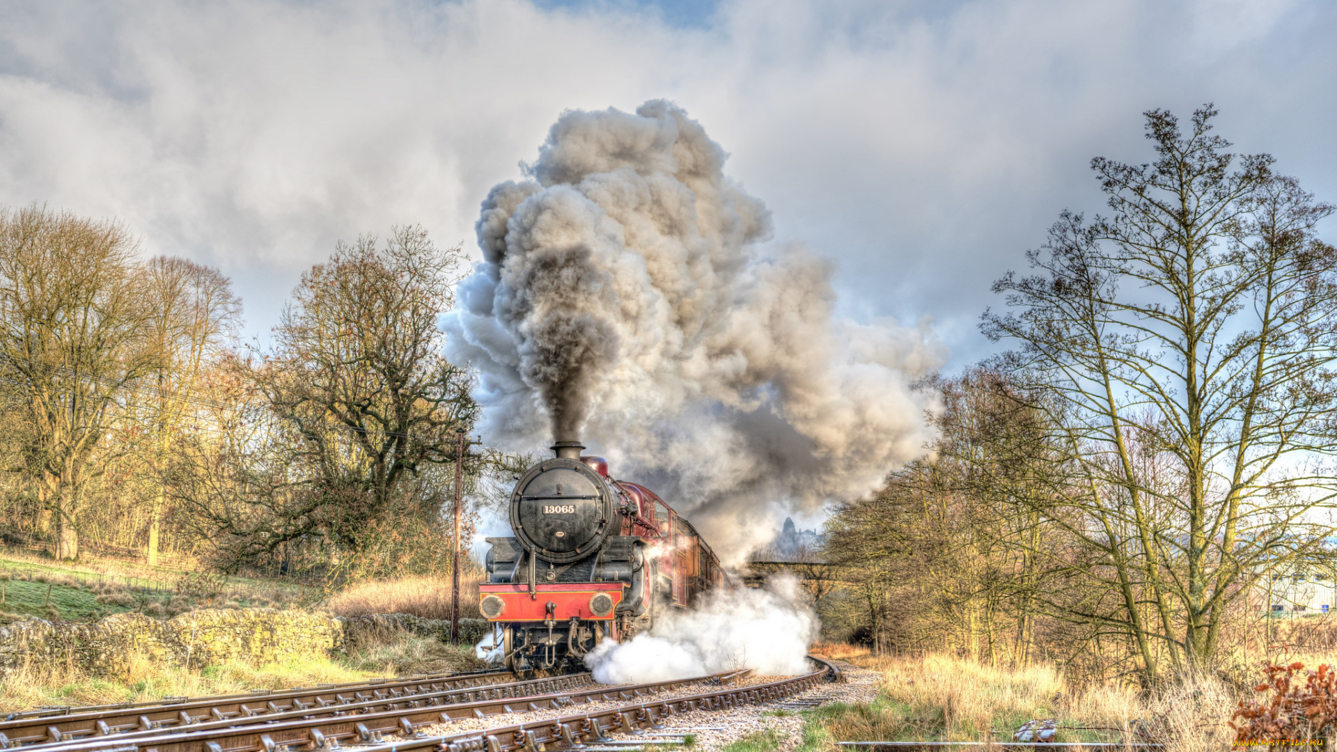 техника, паровозы, состав, локомотив