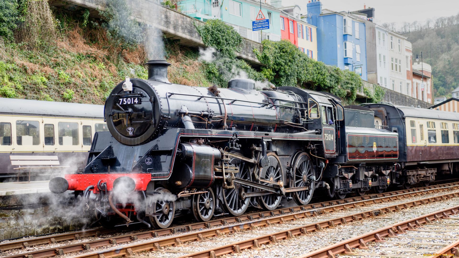 техника, паровозы, состав, локомотив