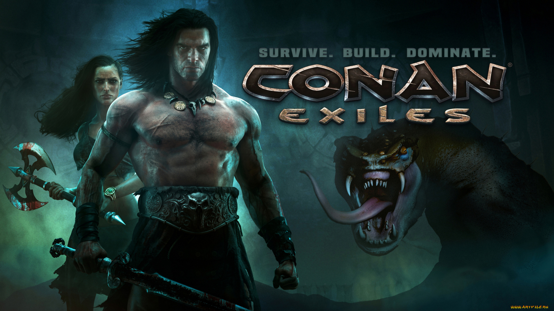 видео, игры, conan, exiles, action, шутер, conan, exiles