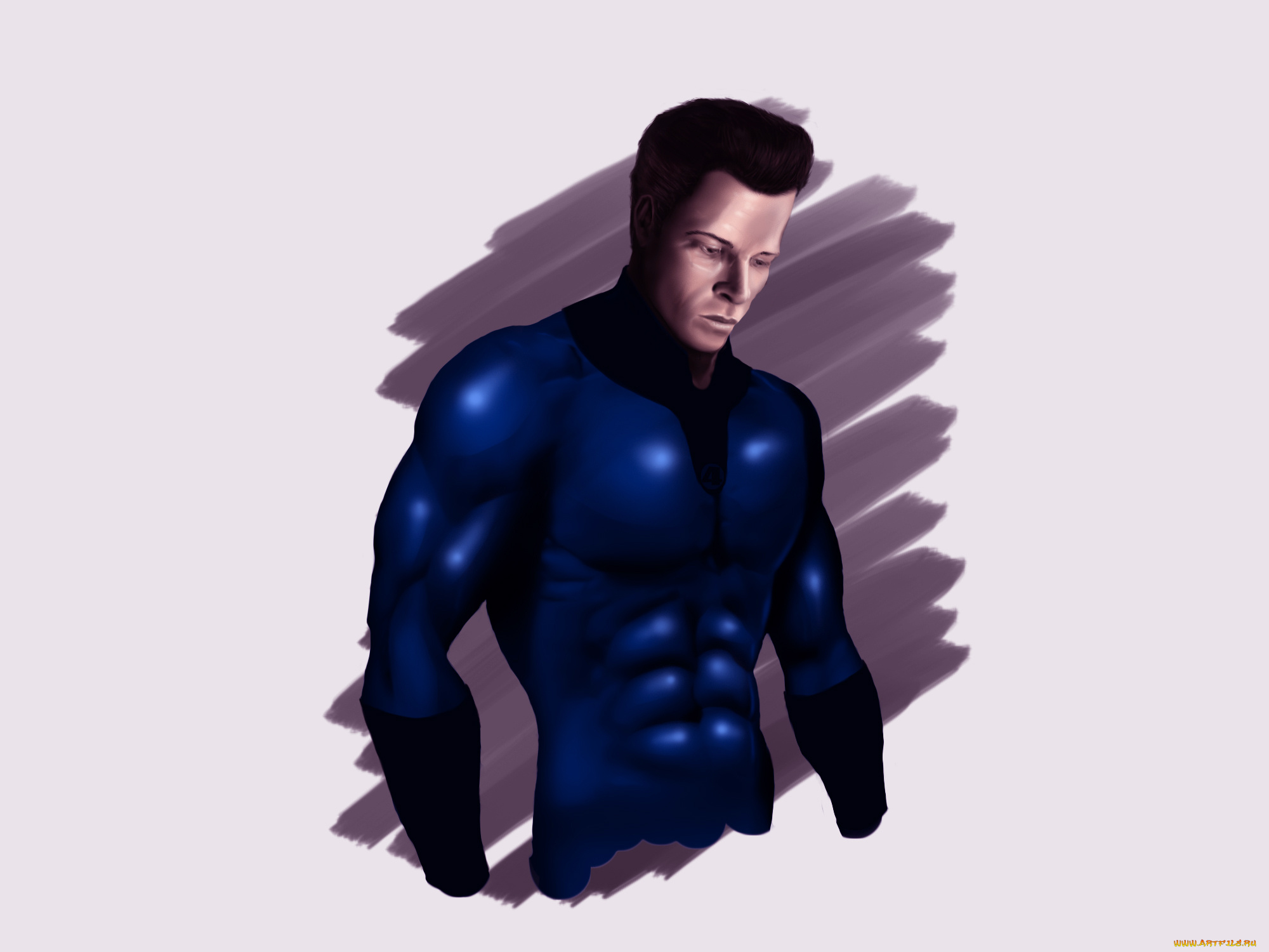 рисованное, комиксы, мужчина, фон, униформа