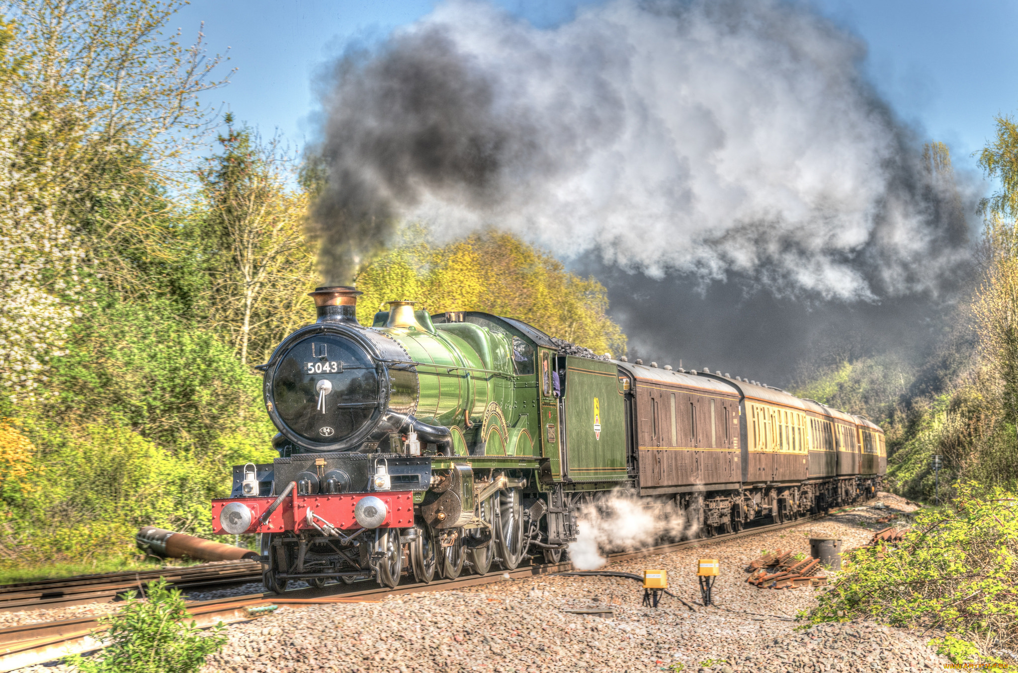 техника, паровозы, состав, локомотив