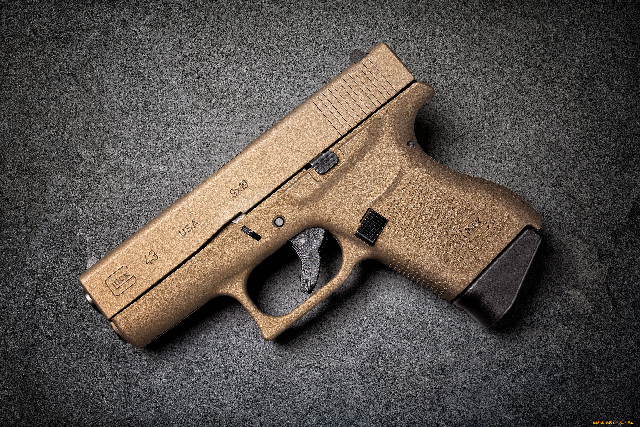 glock, 43, оружие, пистолеты, ствол